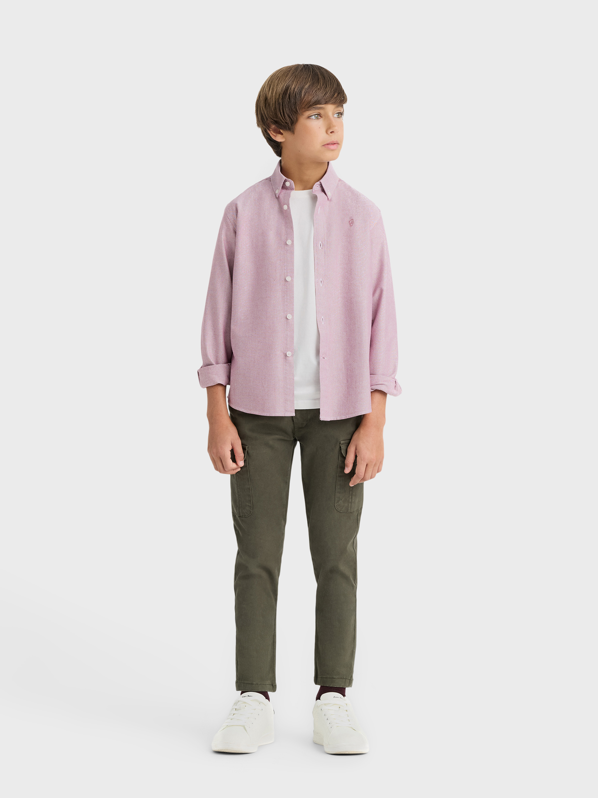 CAMISA OXFORD SOLID KIDS