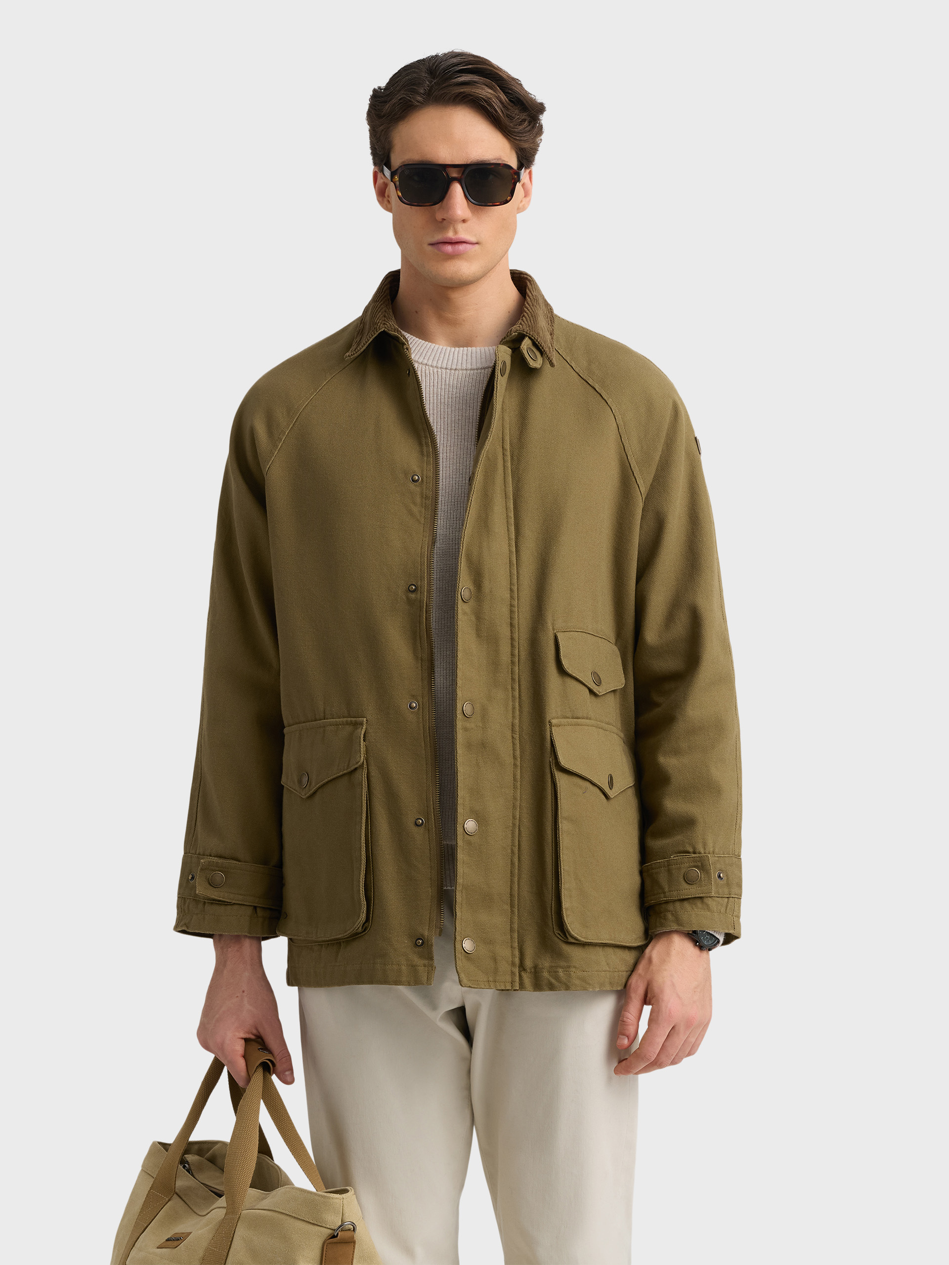 CAZADORA ROCKWELL CAMEL