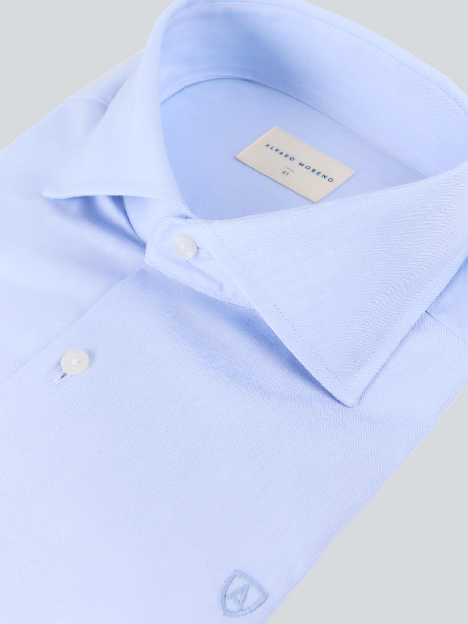 CAMISA VESTIR HERRINGBONE