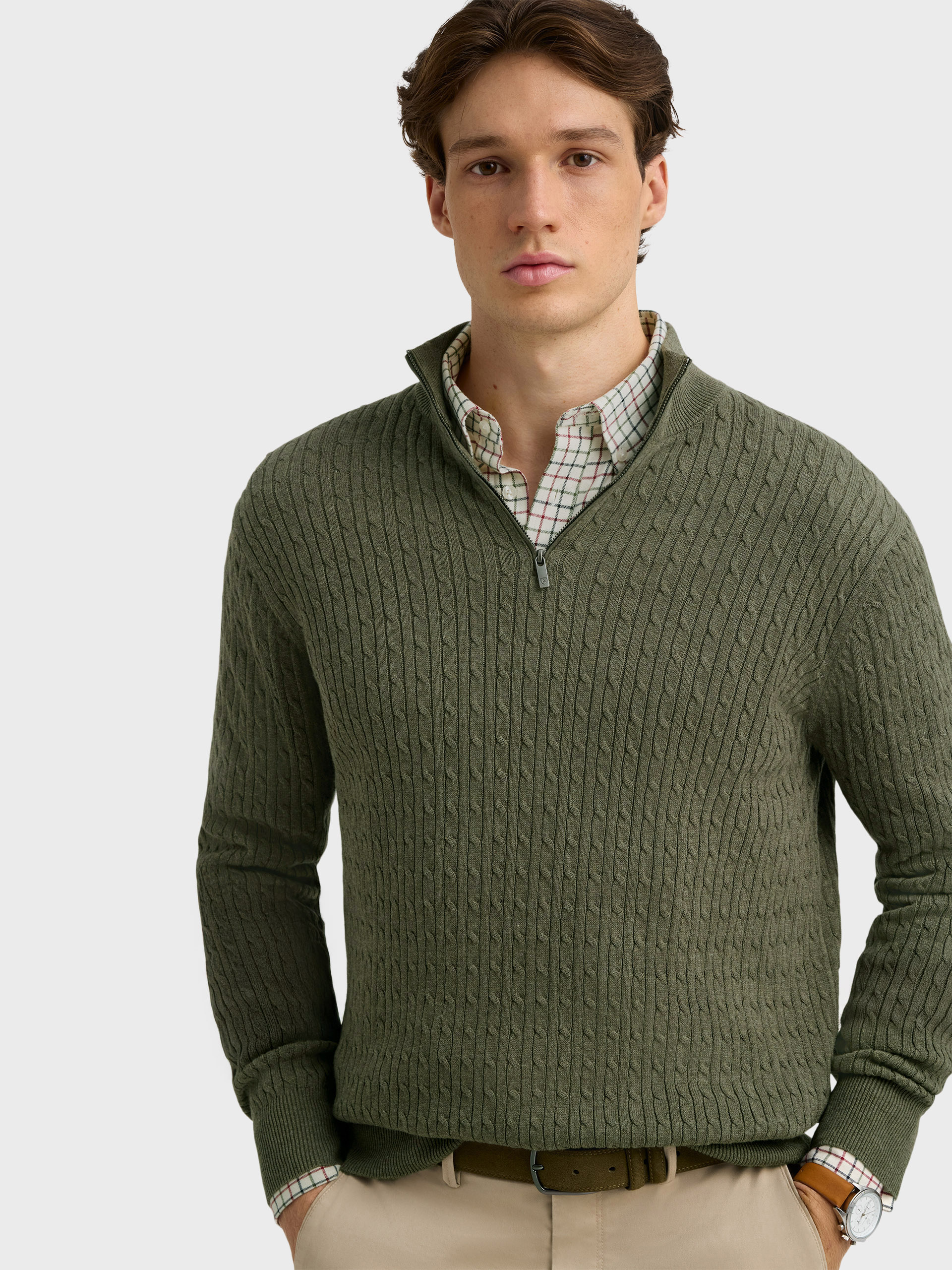 JERSEY BRAIDED VERDE