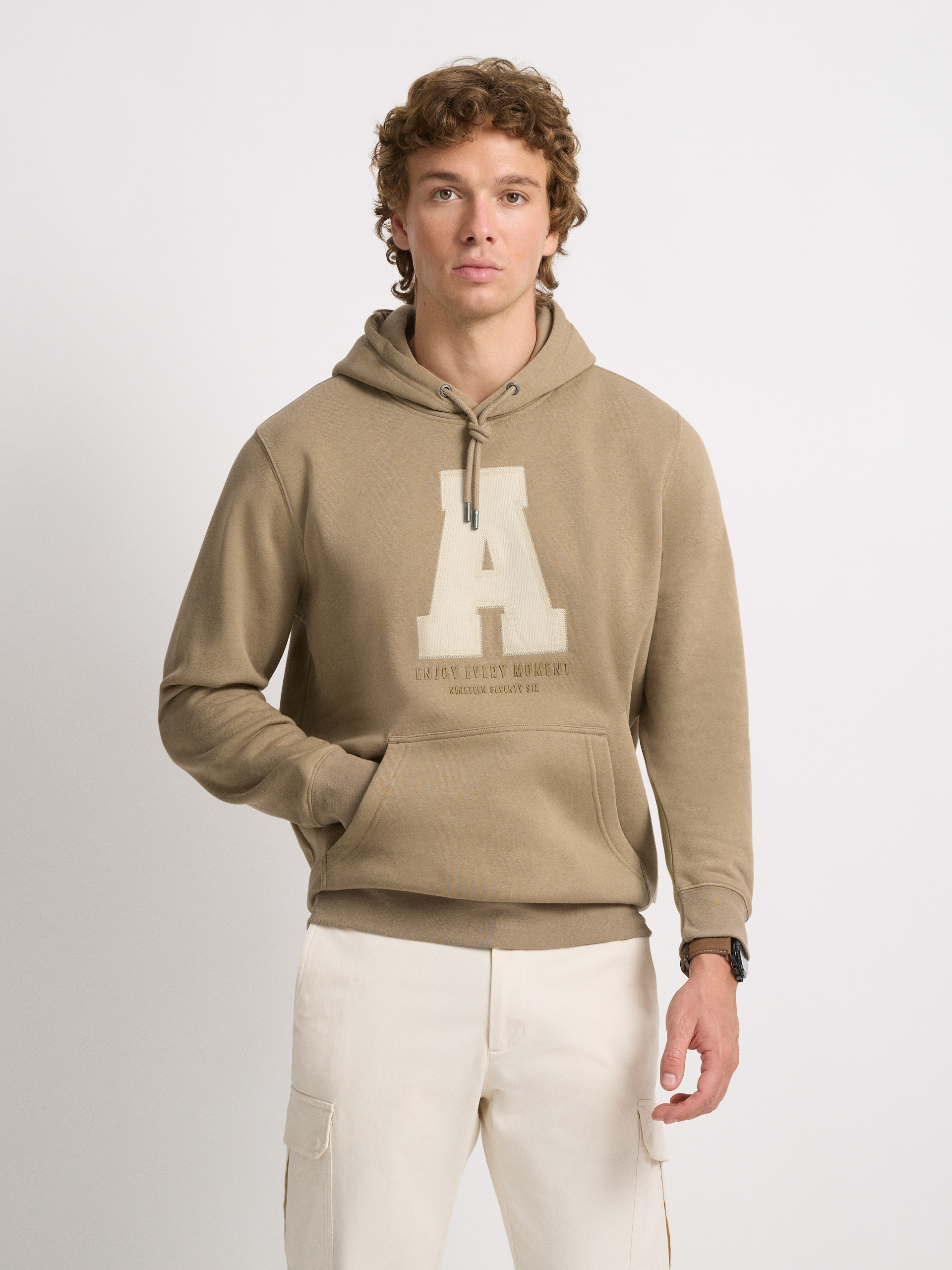SUDADERA MOMENT CAMEL