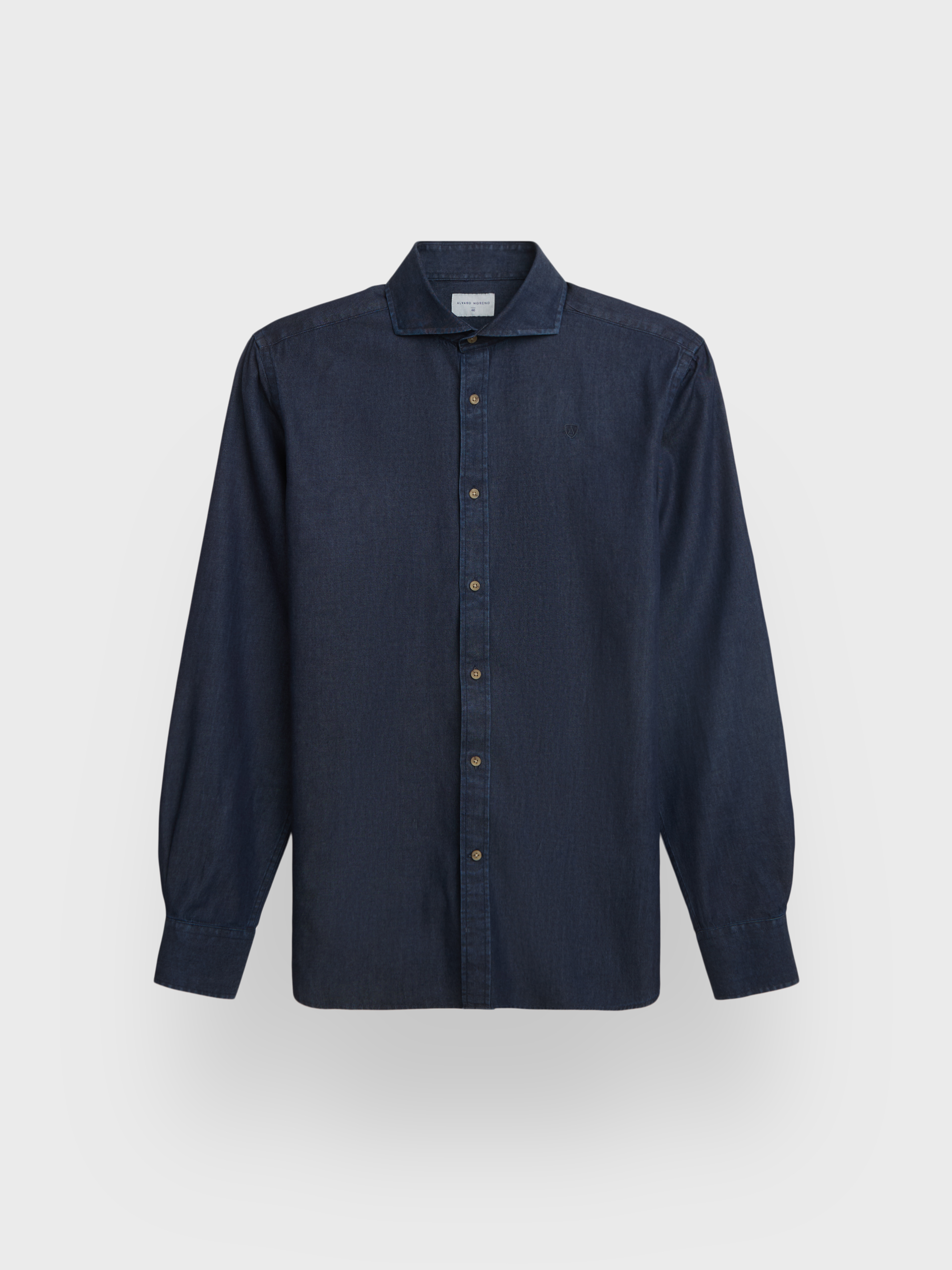 CAMISA DENIM TIE AZUL MARINO