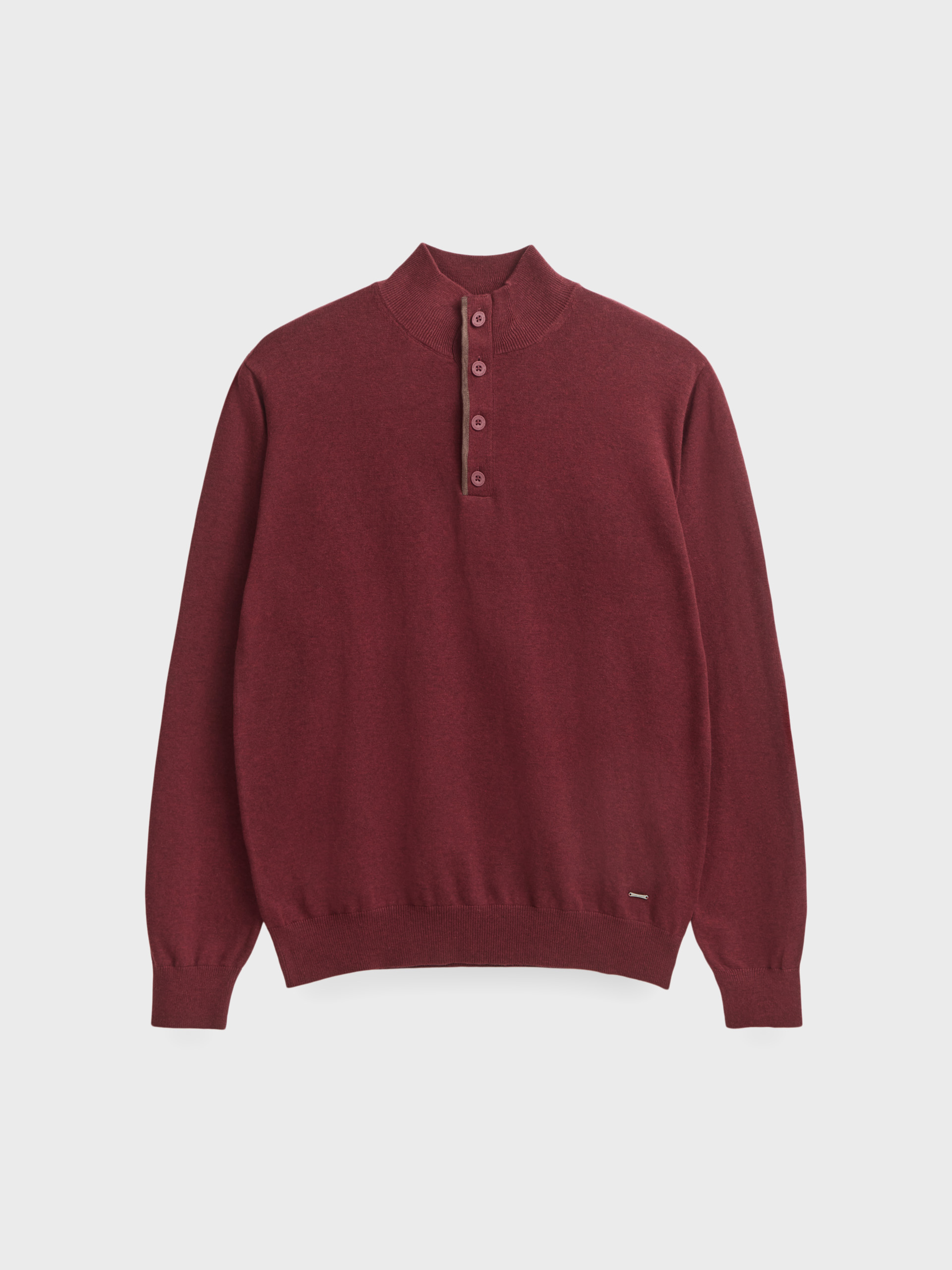 JERSEY BUTTON COLLAR