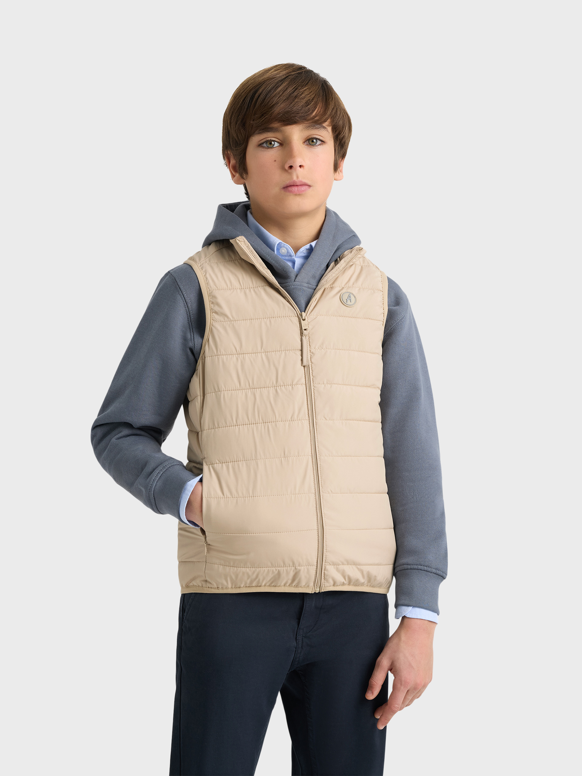 CHALECO VITO KIDS BEIGE