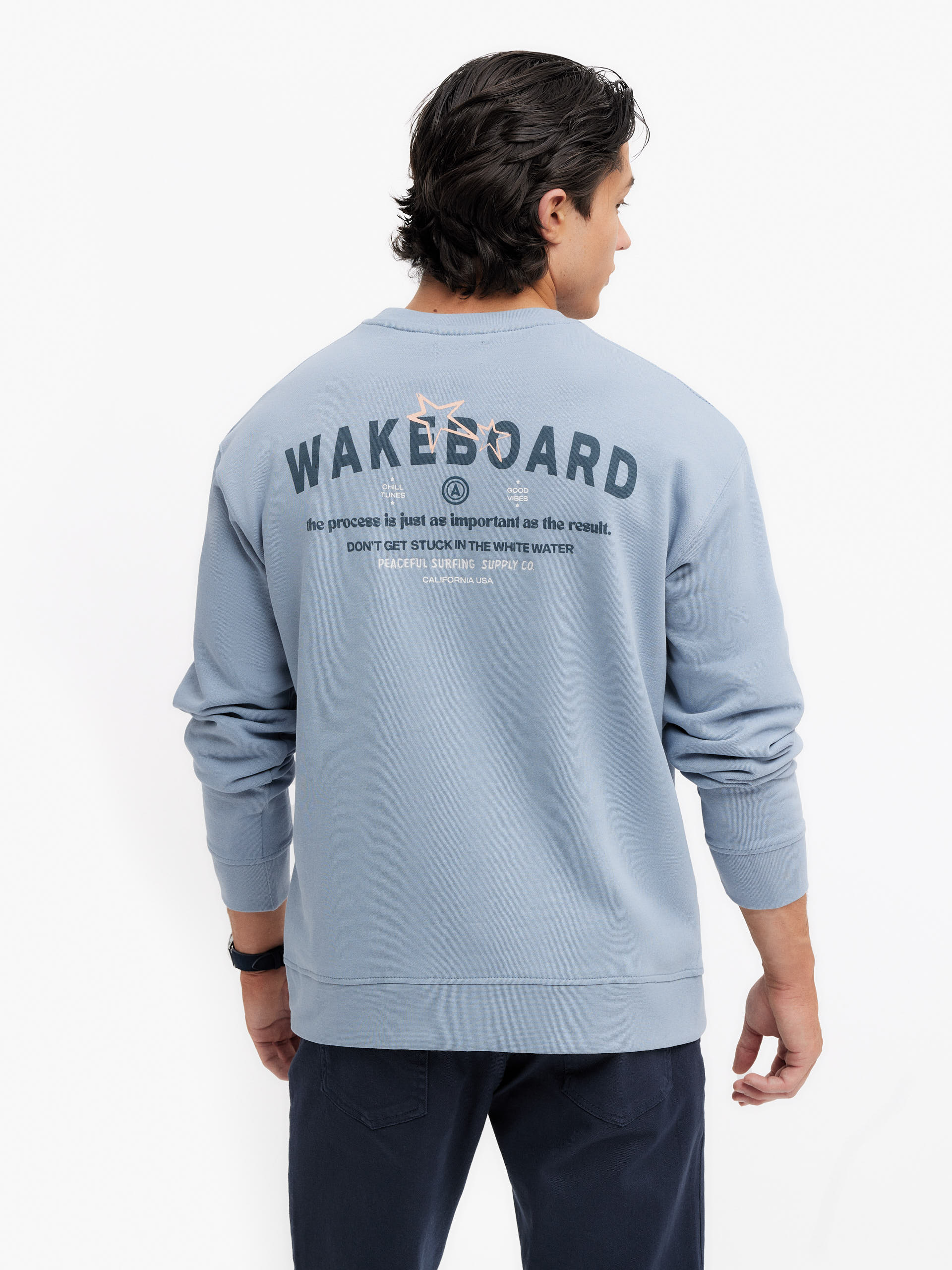 SUDADERA WAKEBOARD CELESTE