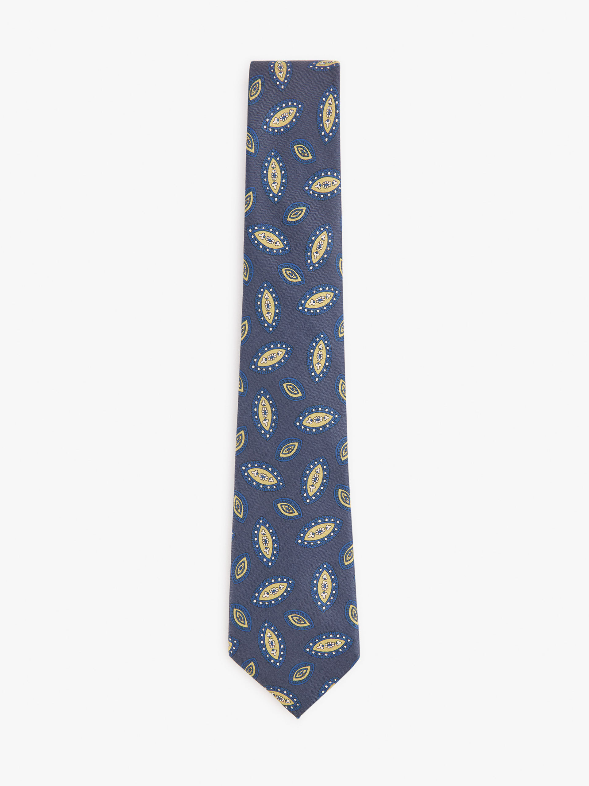 CORBATA PRINTED AZUL MARINO