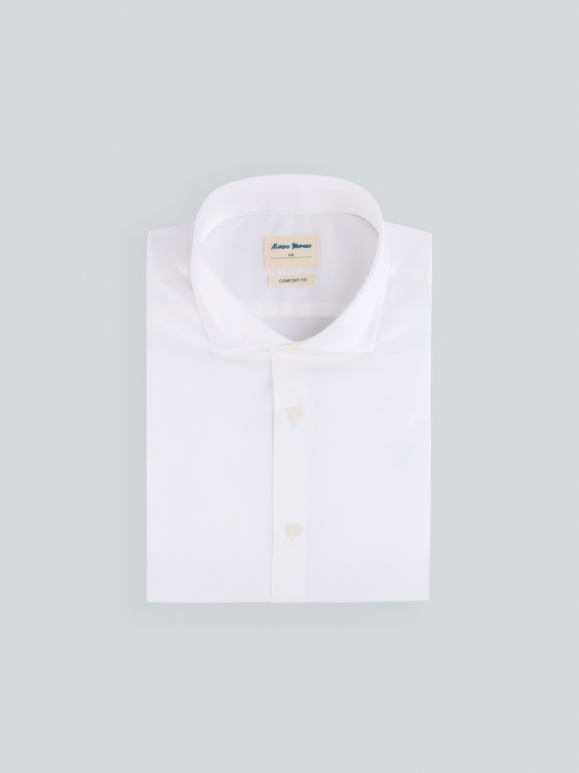CAMISA COMFORT FIL A FIL KIDS BLANCO