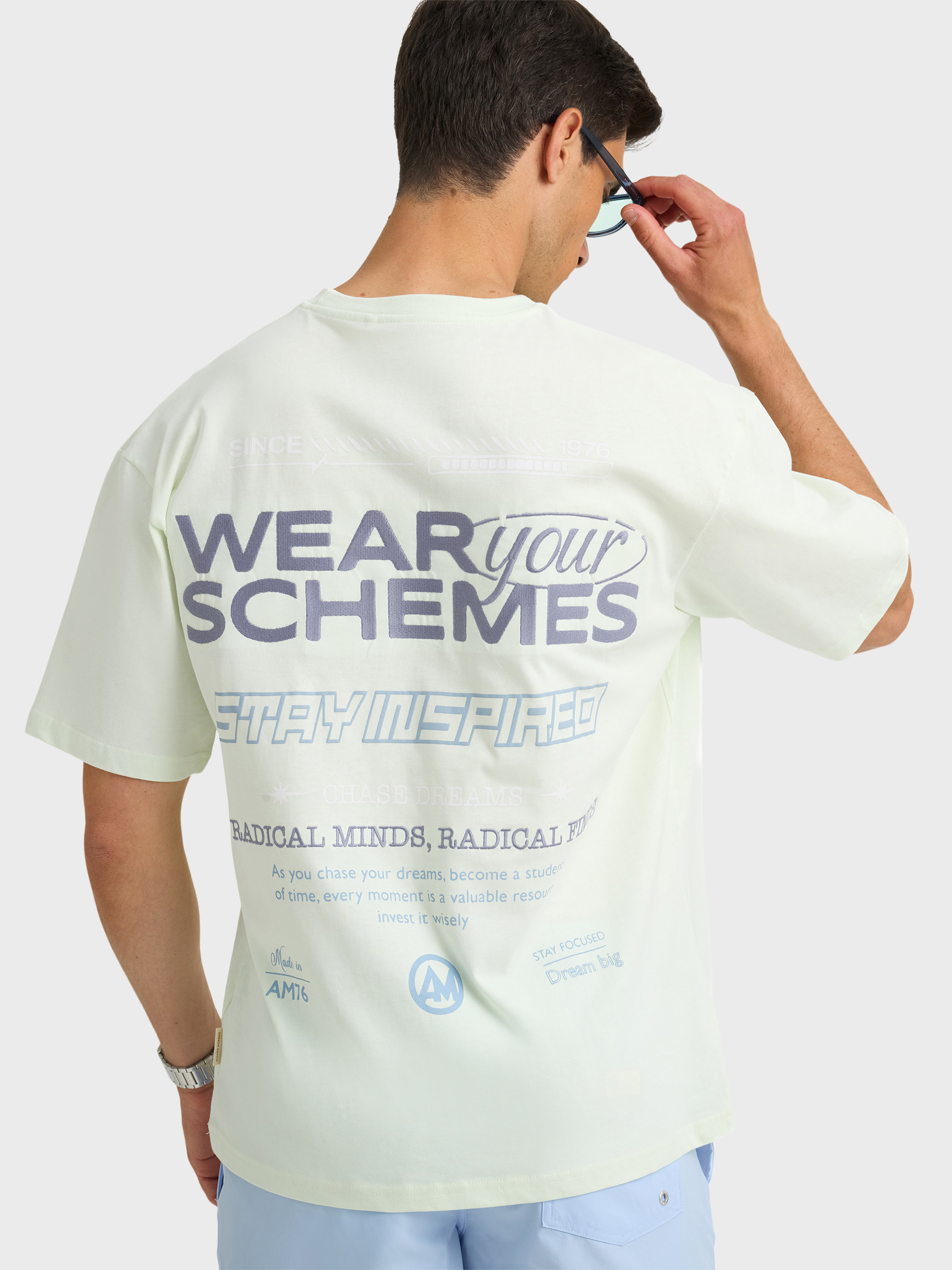 CAMISETA SCHEMES VERDE