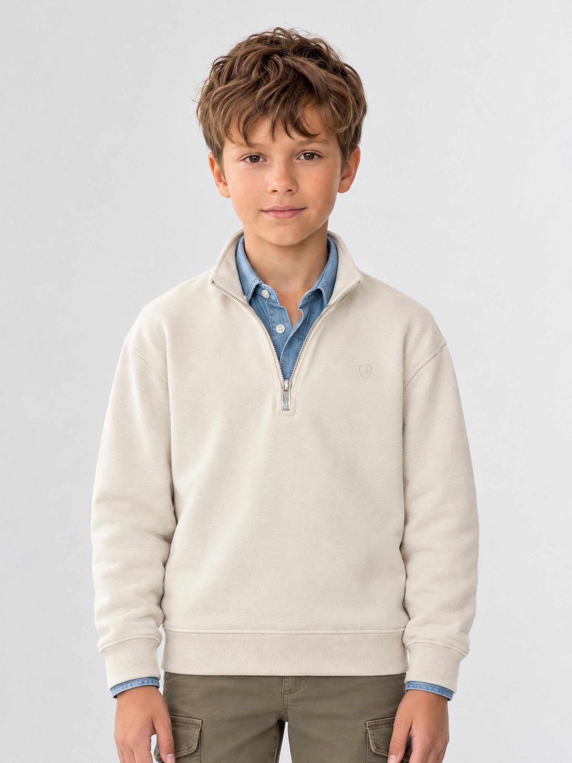 SUDADERA SIMPLY KIDS PIEDRA