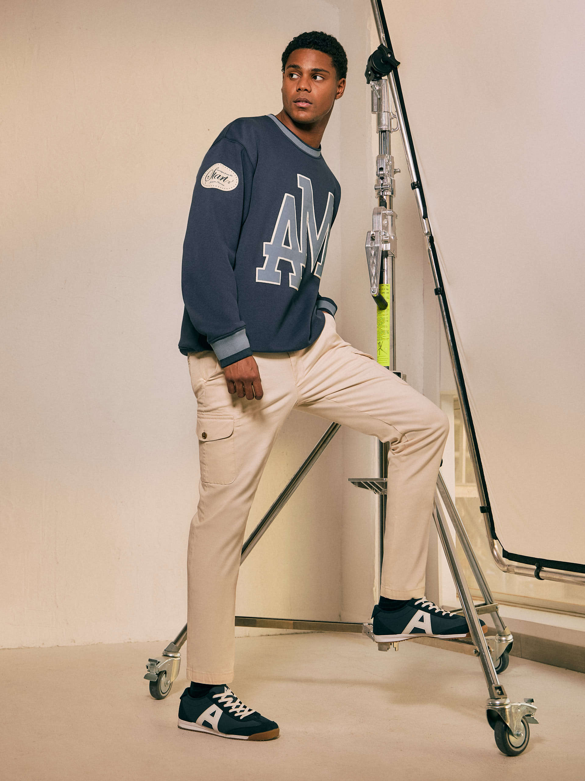 SUDADERA START AZUL MARINO