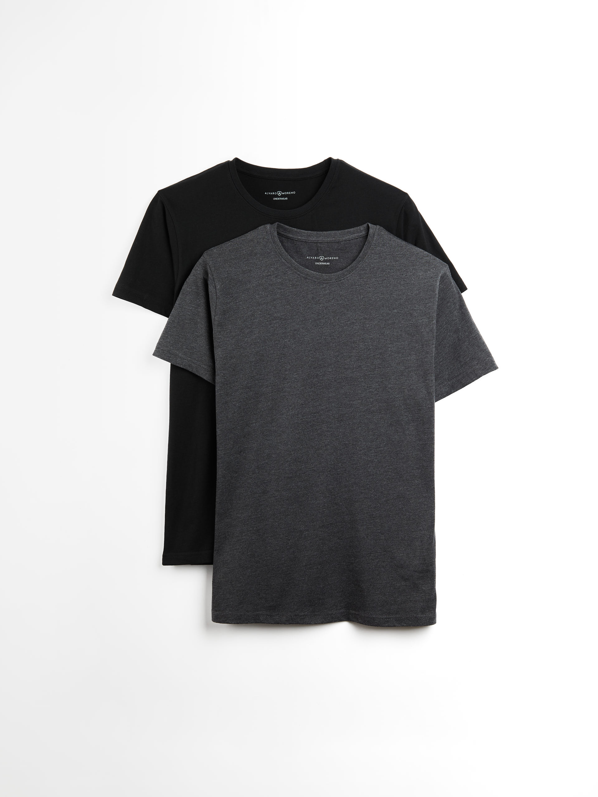 CAMISETA 2SET CREW NECK NEGRO
