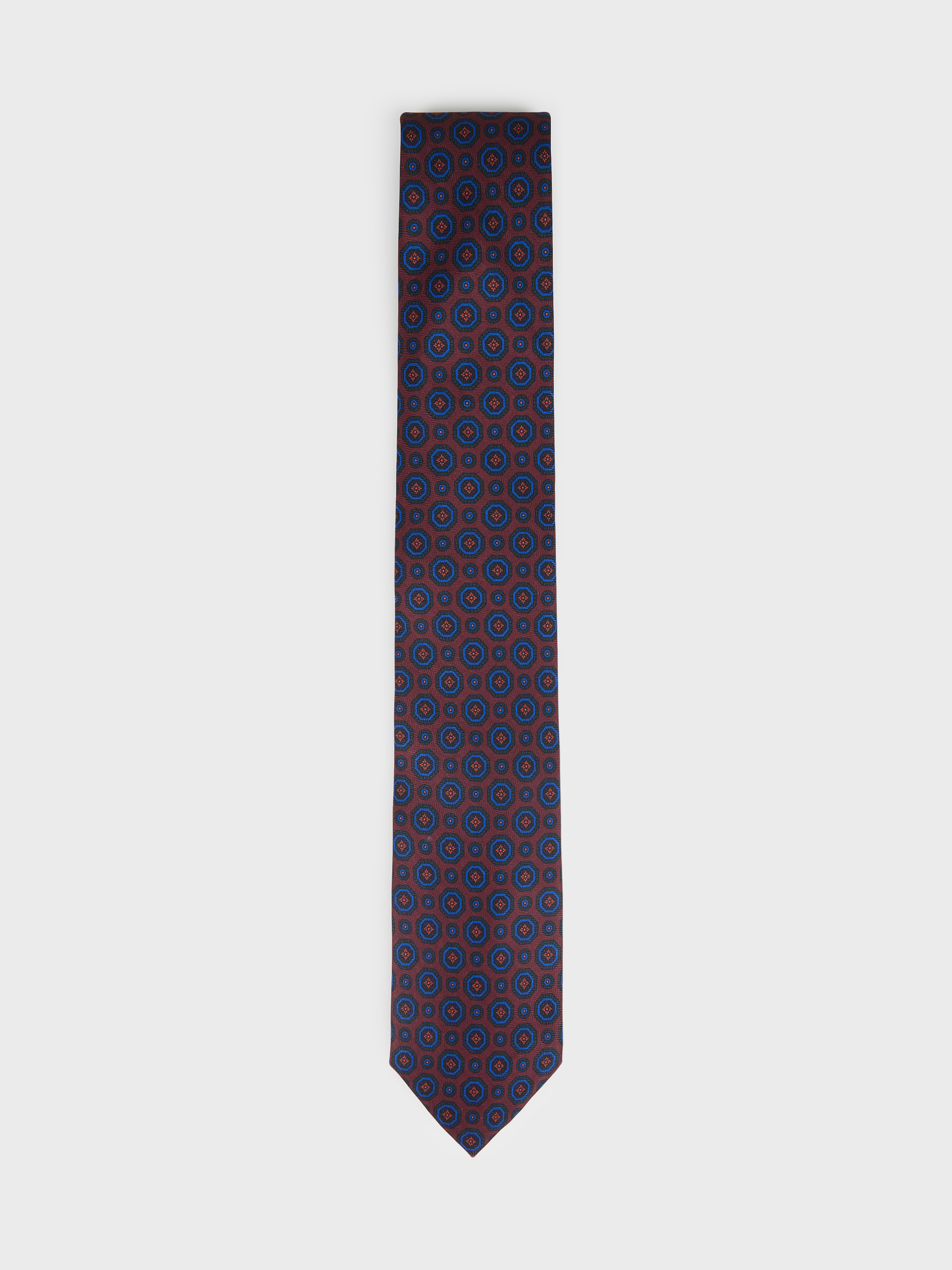 CORBATA PRINTED BURDEOS