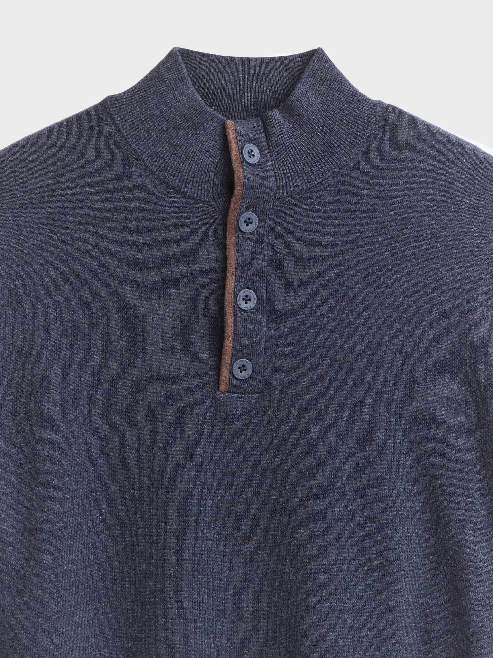 JERSEY BUTTON COLLAR