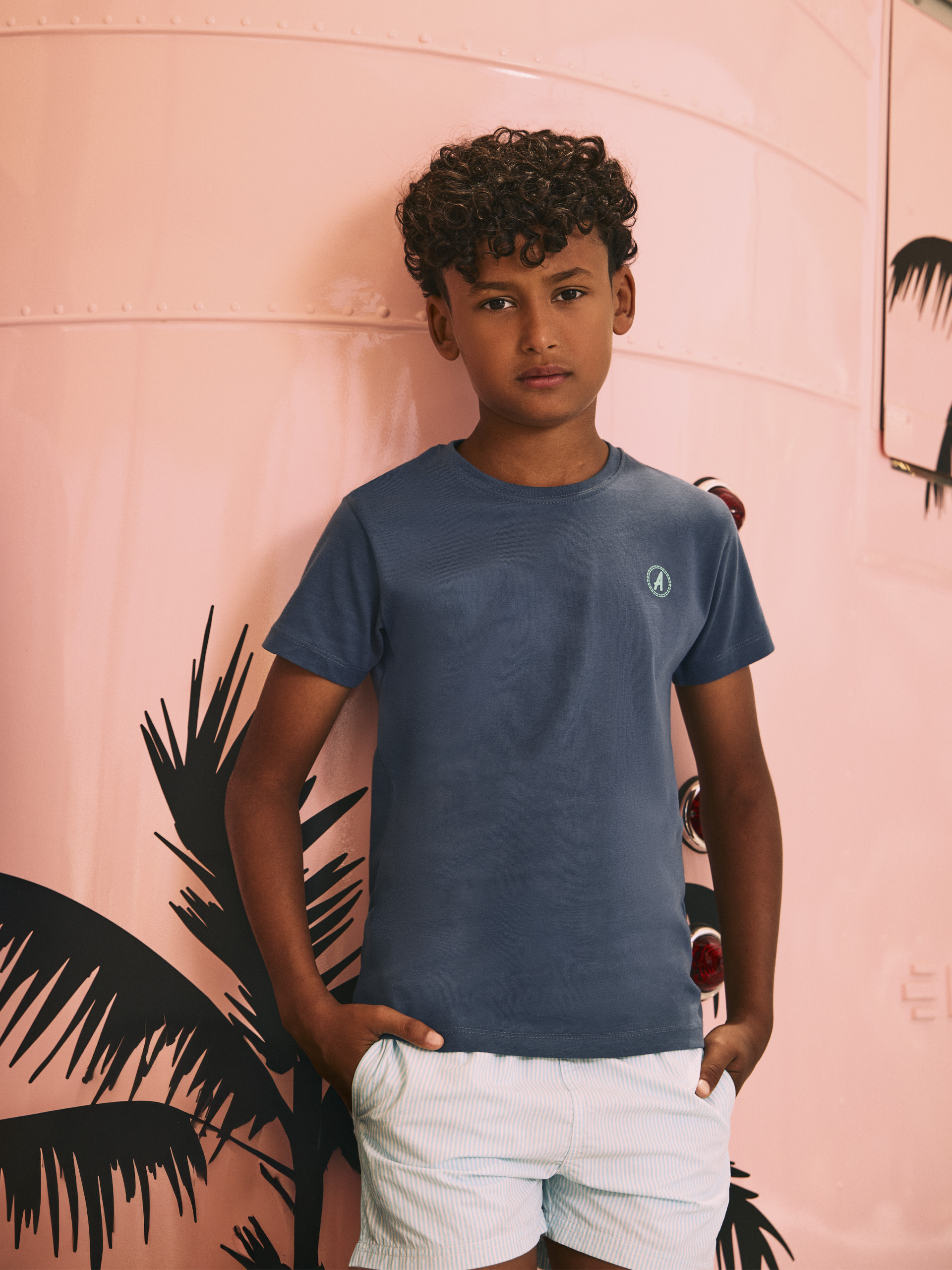 CAMISETA SLOW KIDS AZUL