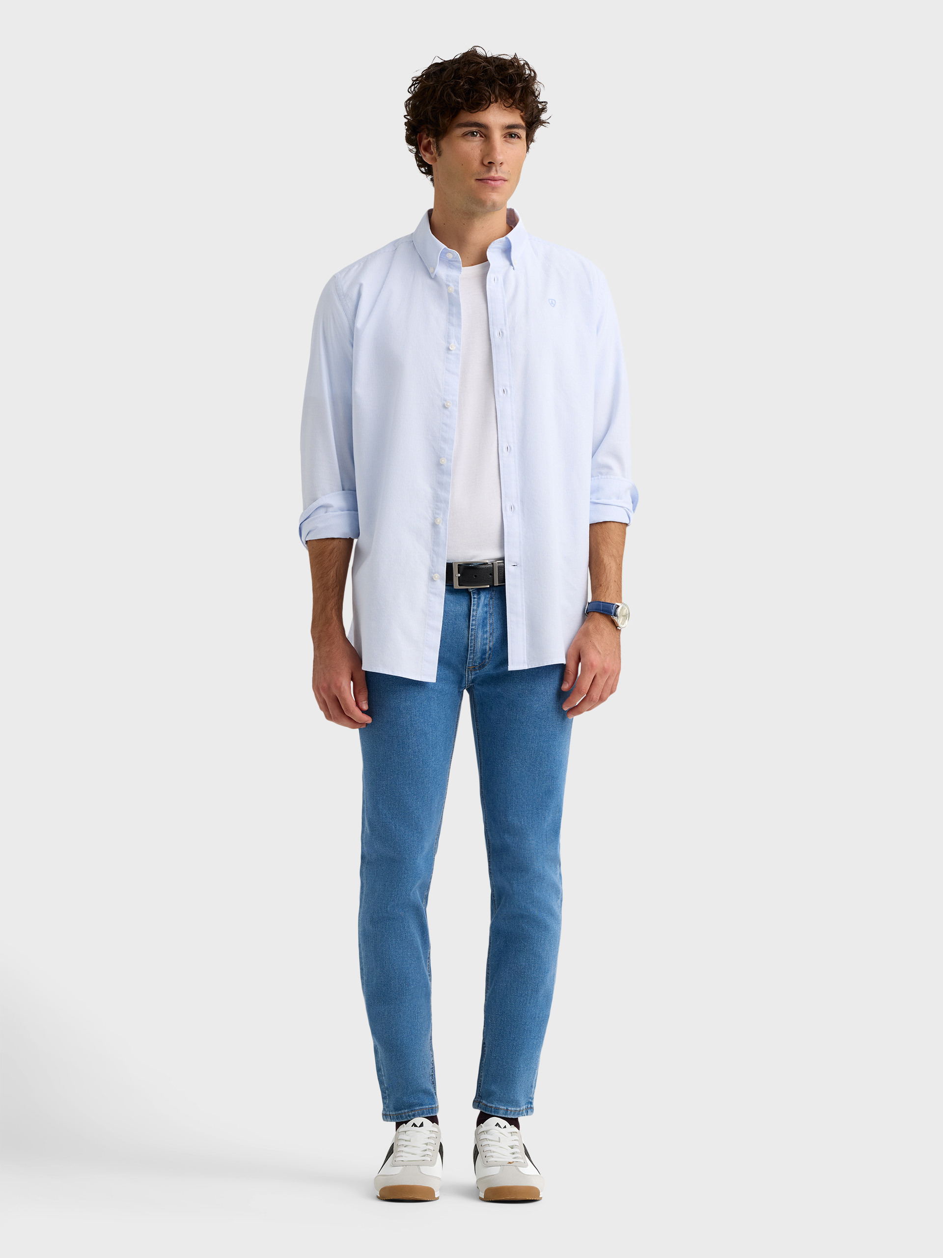 CAMISA OXFORD MIL RAYAS