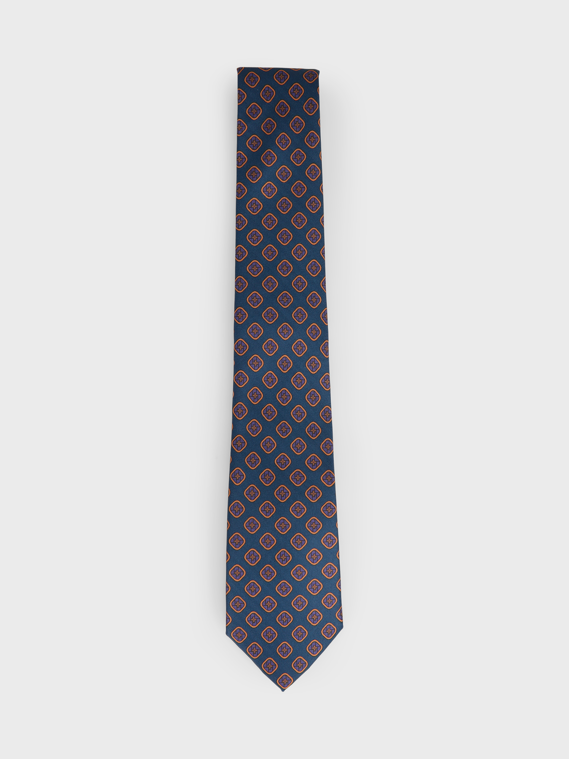 CORBATA PRINTED AZUL MARINO