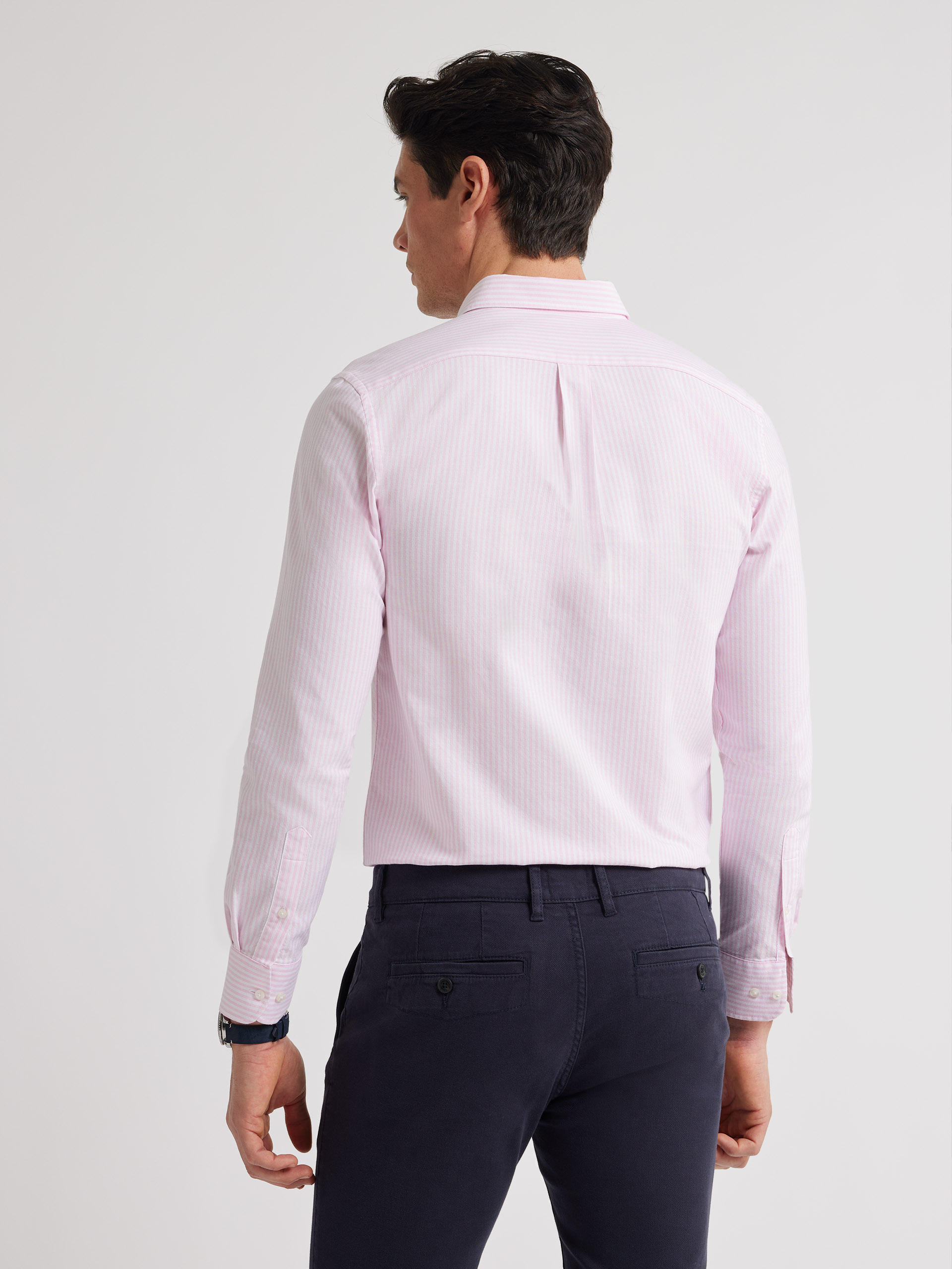 CAMISA OXFORD RAYAS BASIC