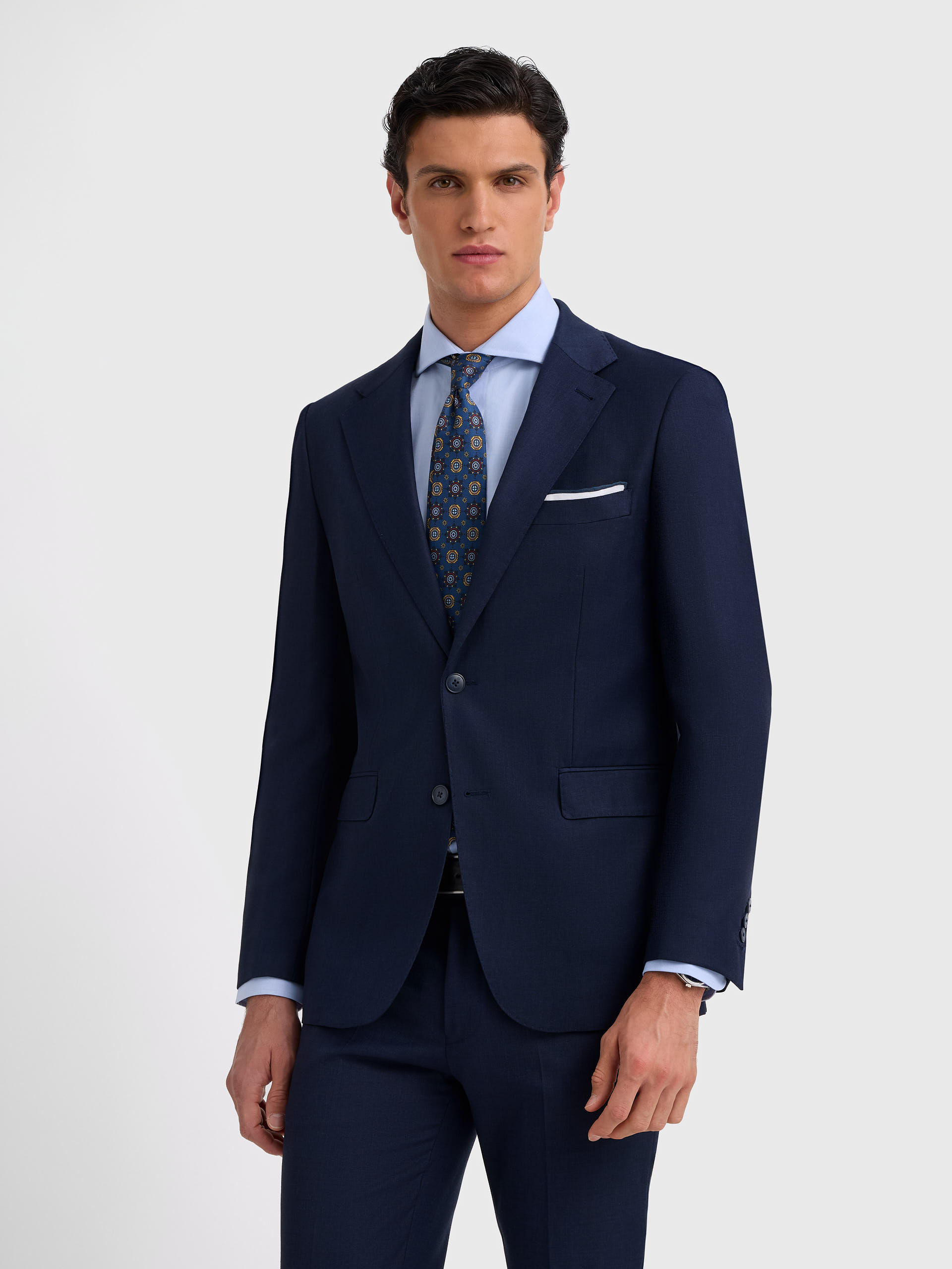 AMERICANA FIL A FIL AZUL MARINO