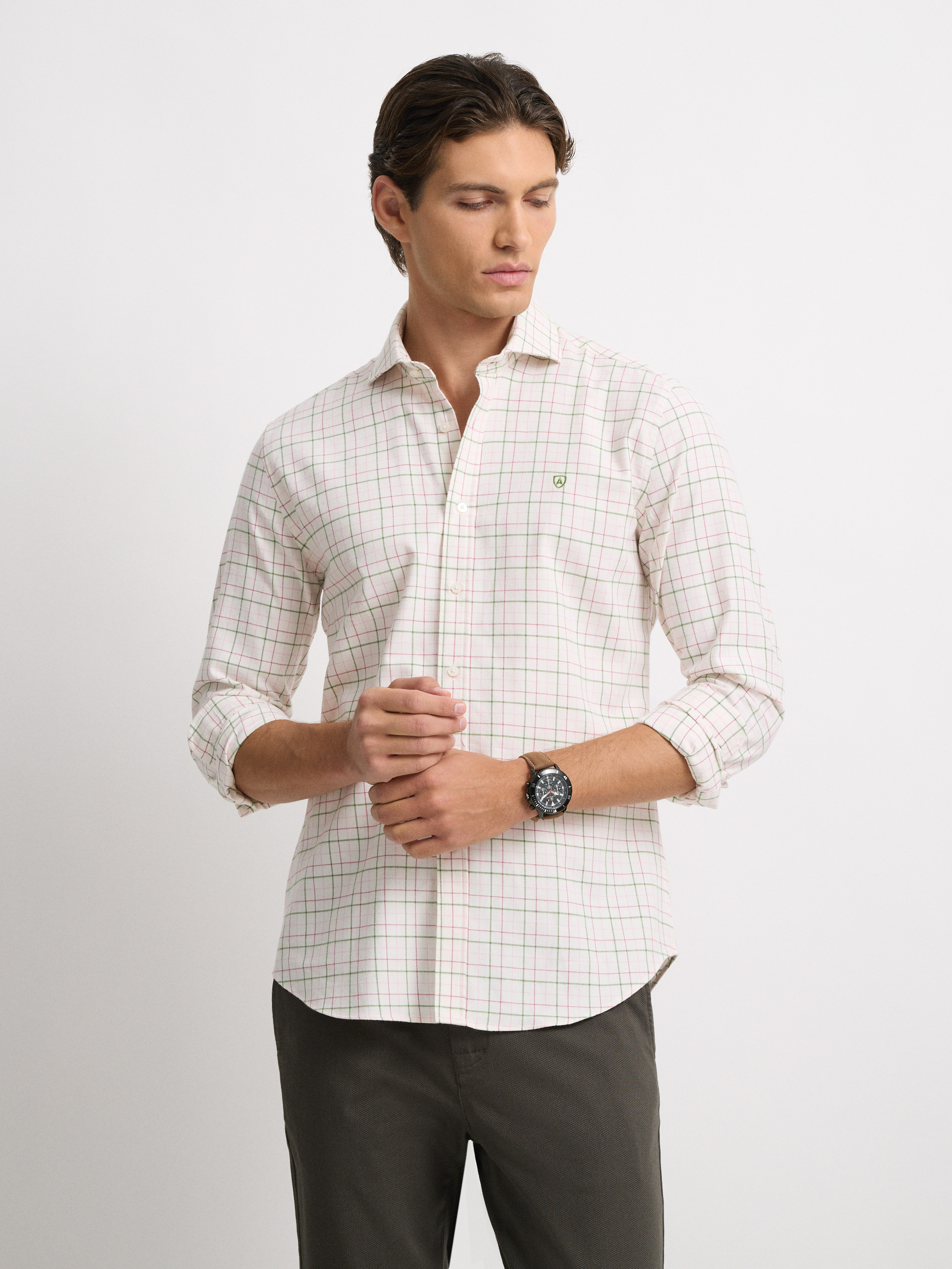 CAMISA HUNTER CHECKS VERDE