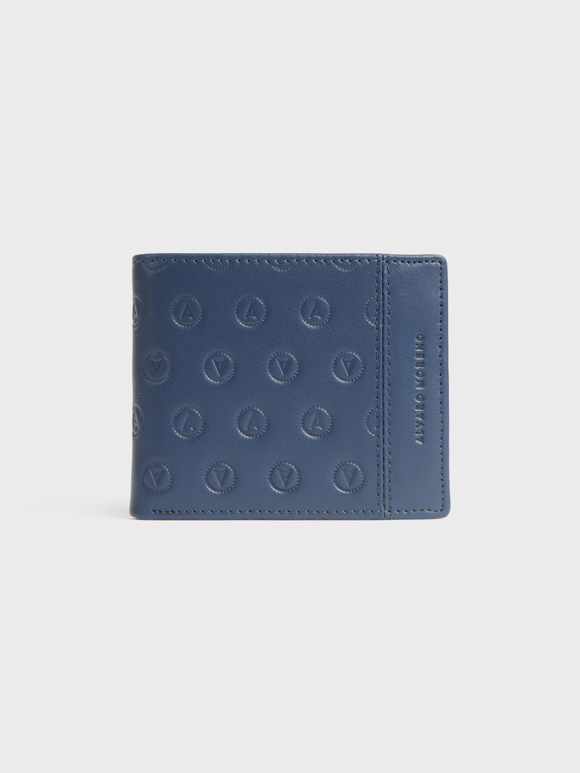 CARTERA LOGO AZUL MARINO