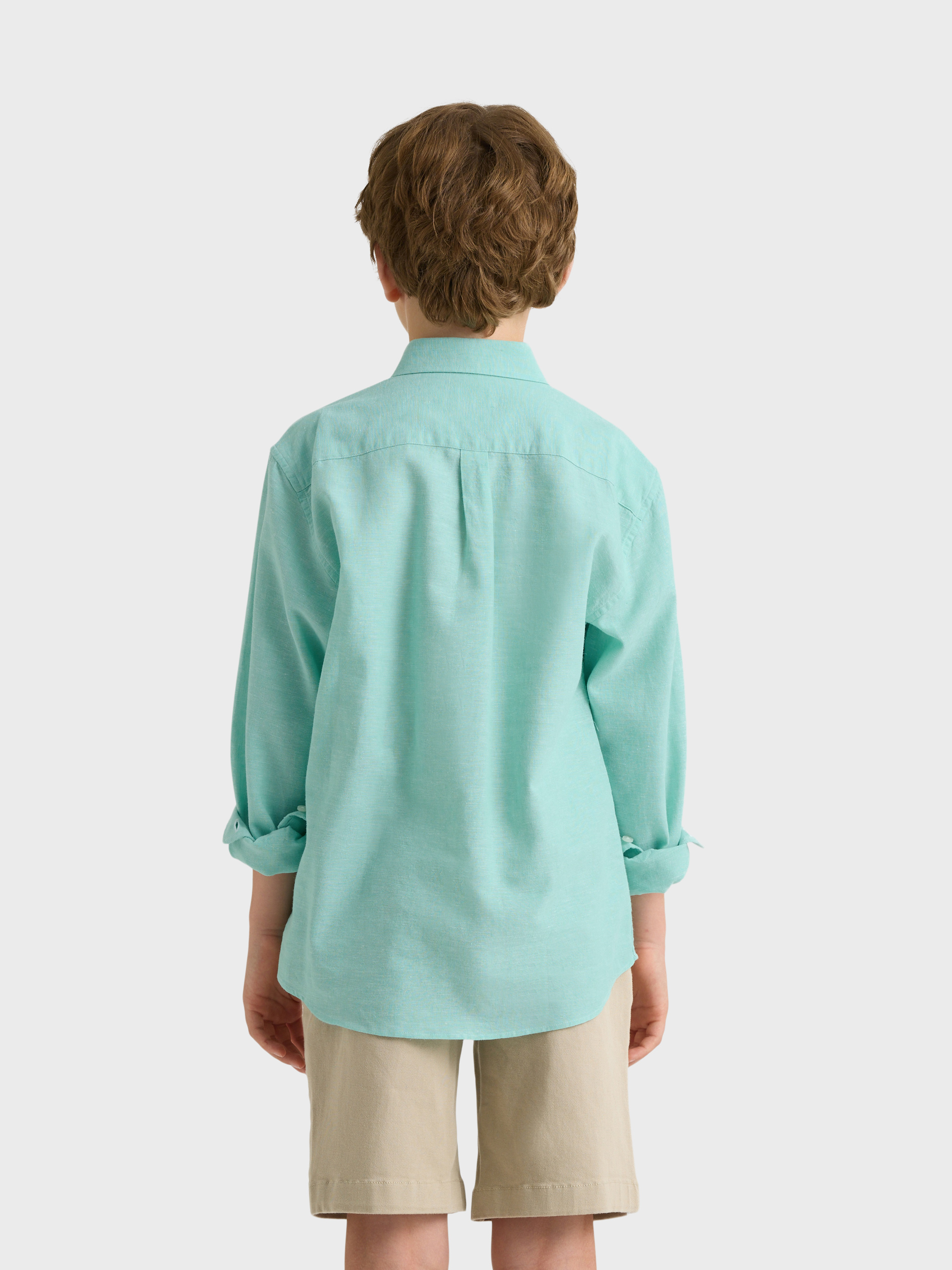 CAMISA LINO C.BOTON KIDS