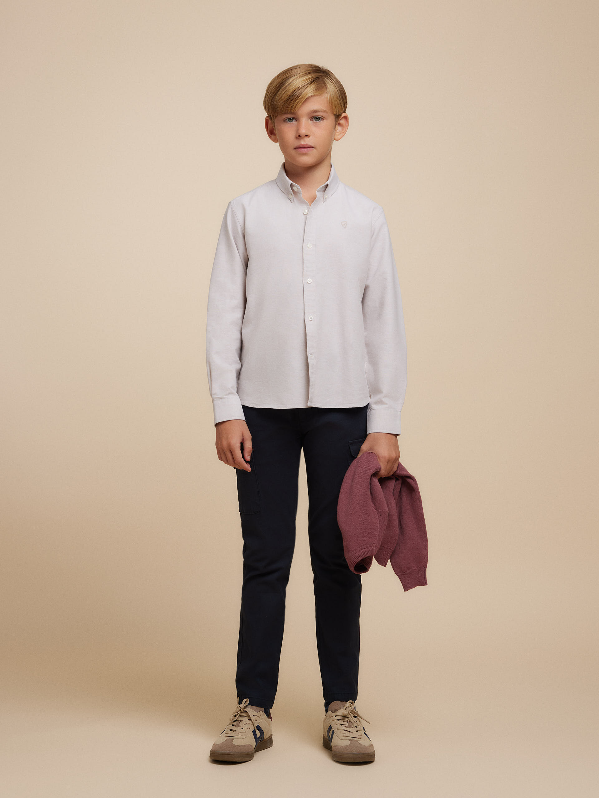 CAMISA OXFORD SOLID KIDS