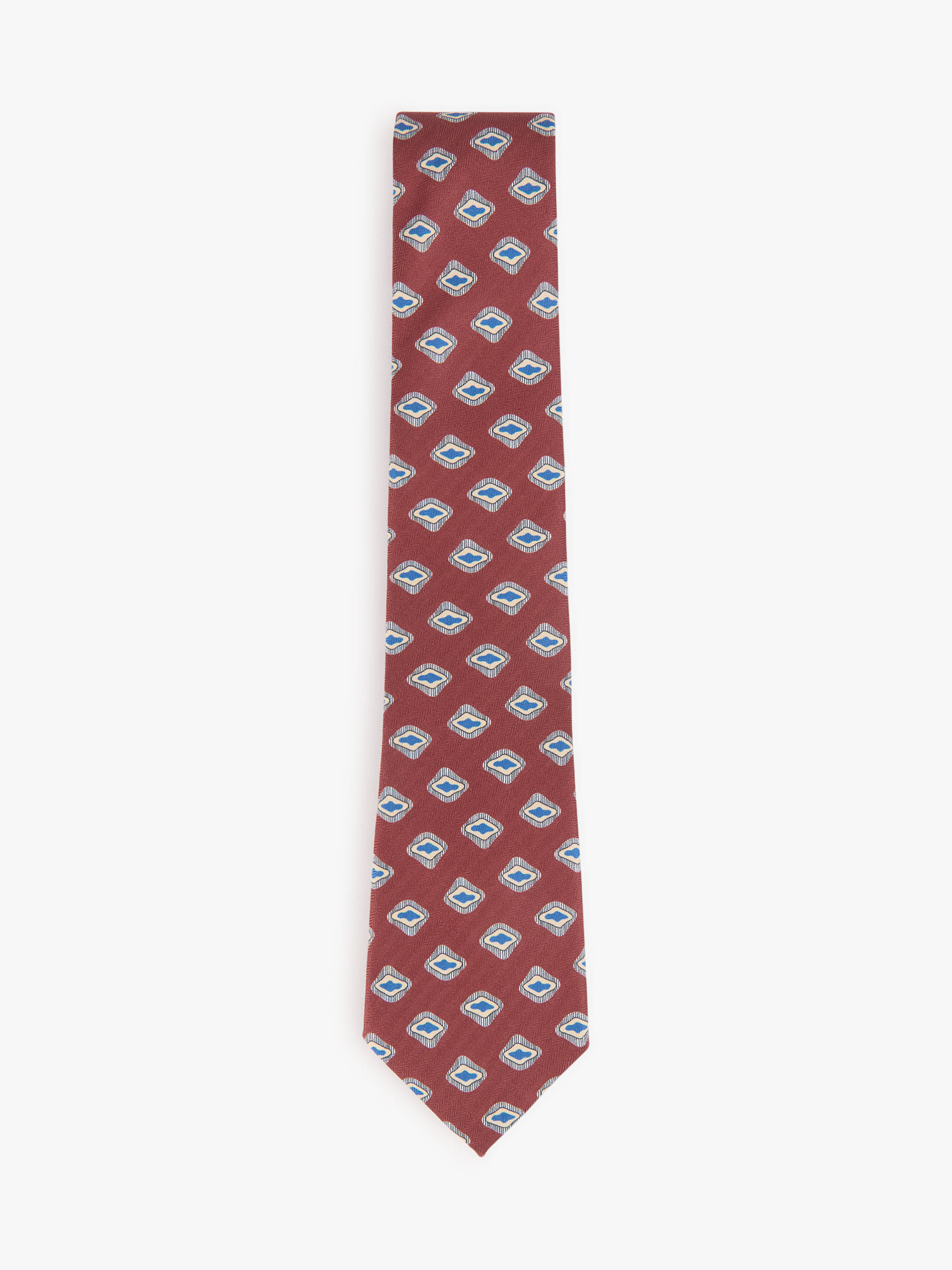 CORBATA PRINTED BURDEOS