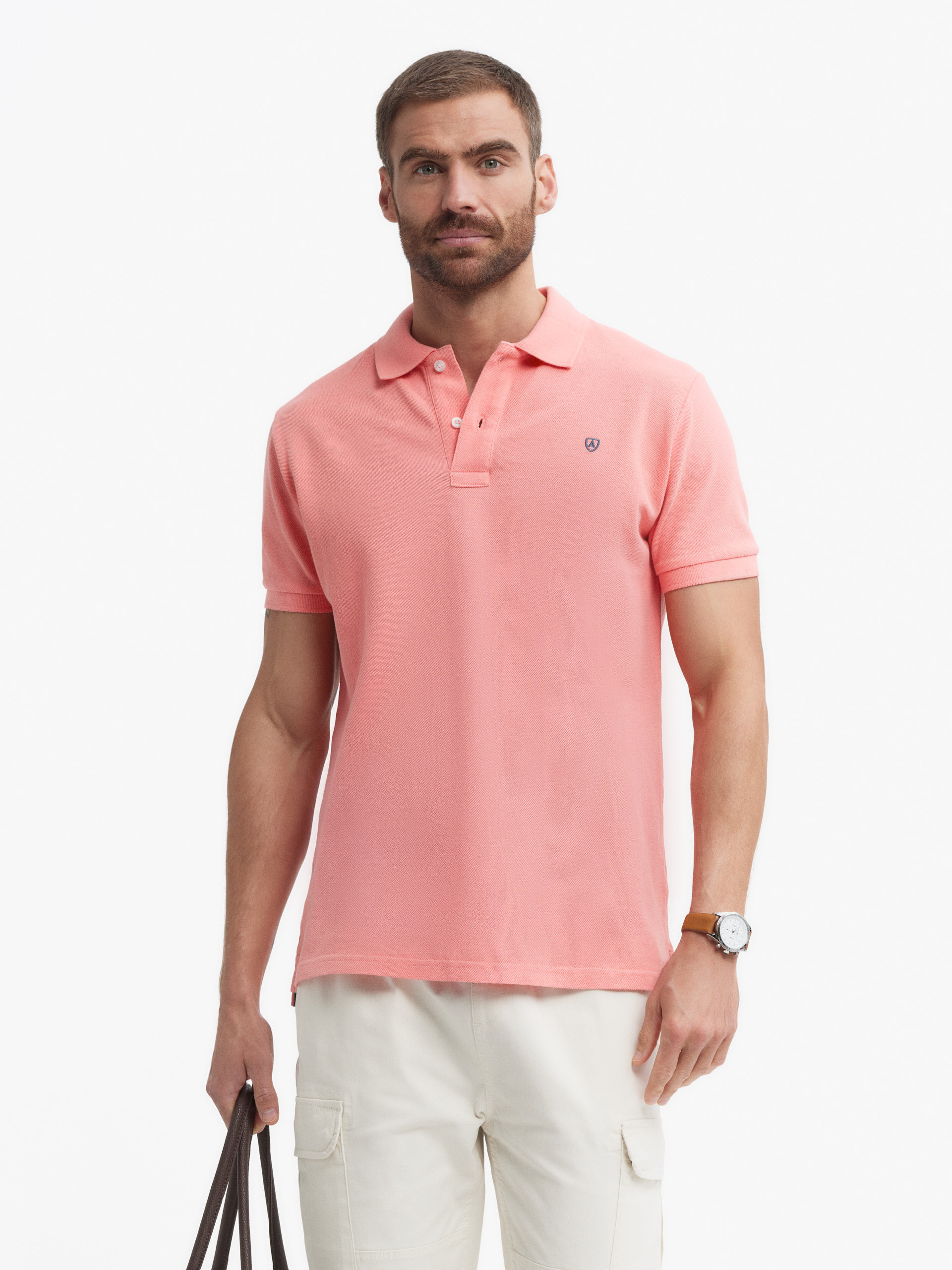 POLO BASIC CORAL