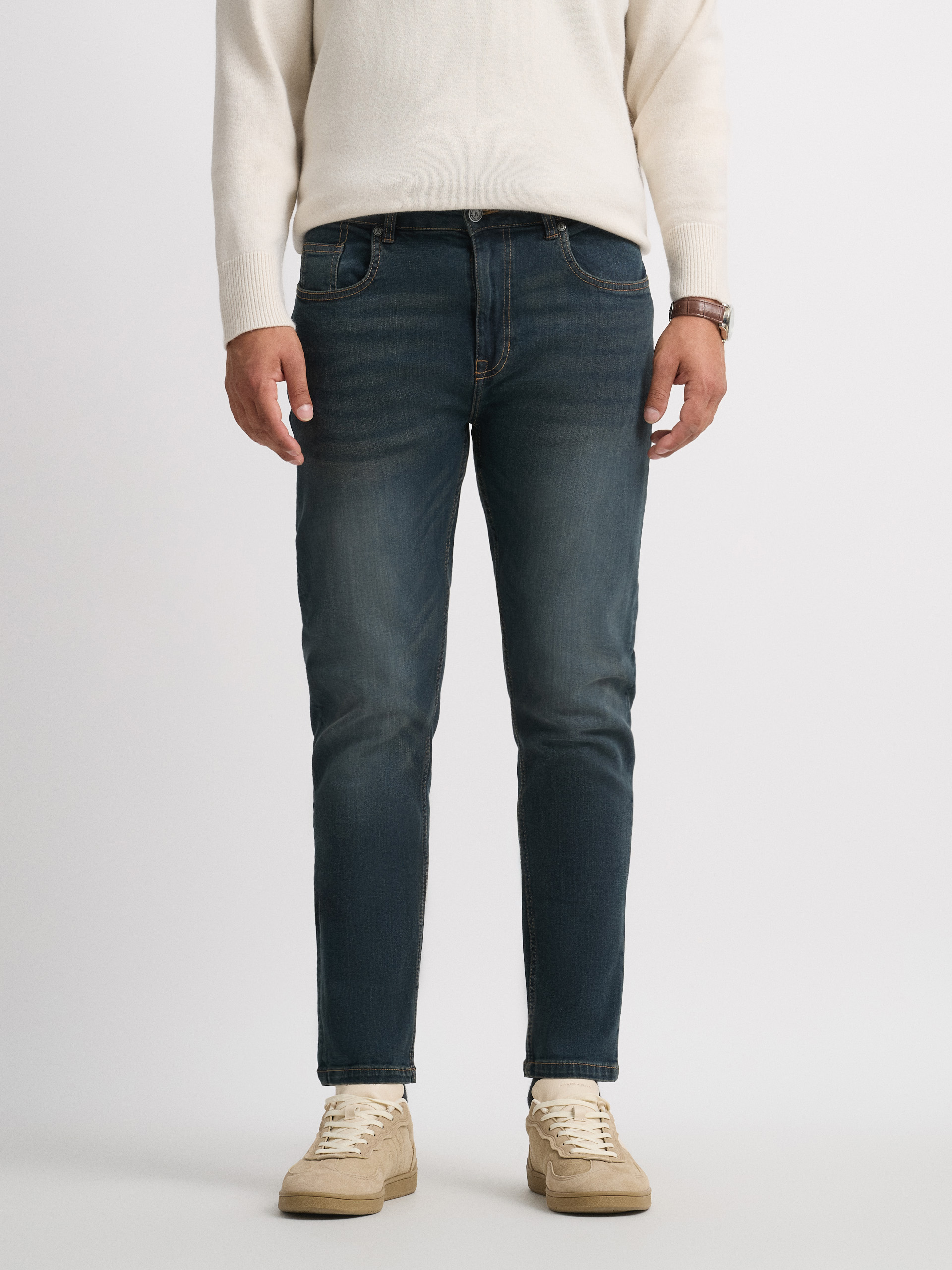 DENIM STONE COMFORT FIT AZUL MARINO