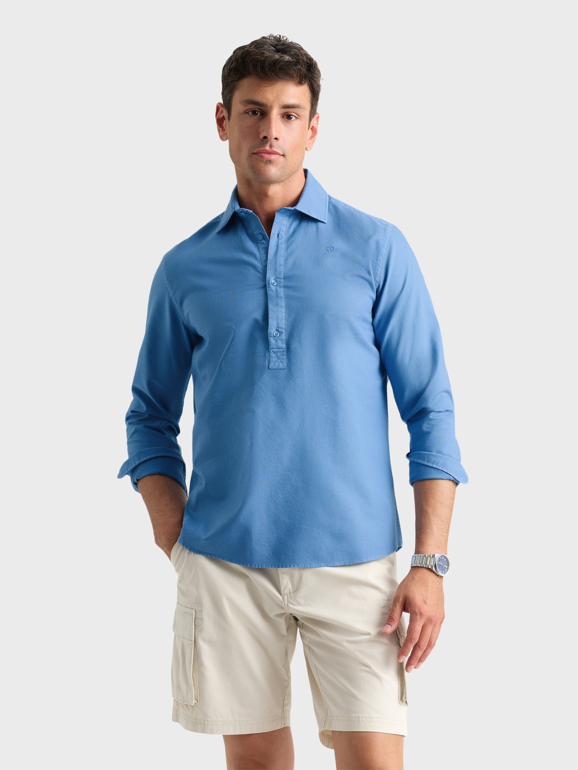 POLERA OXFORD DYE