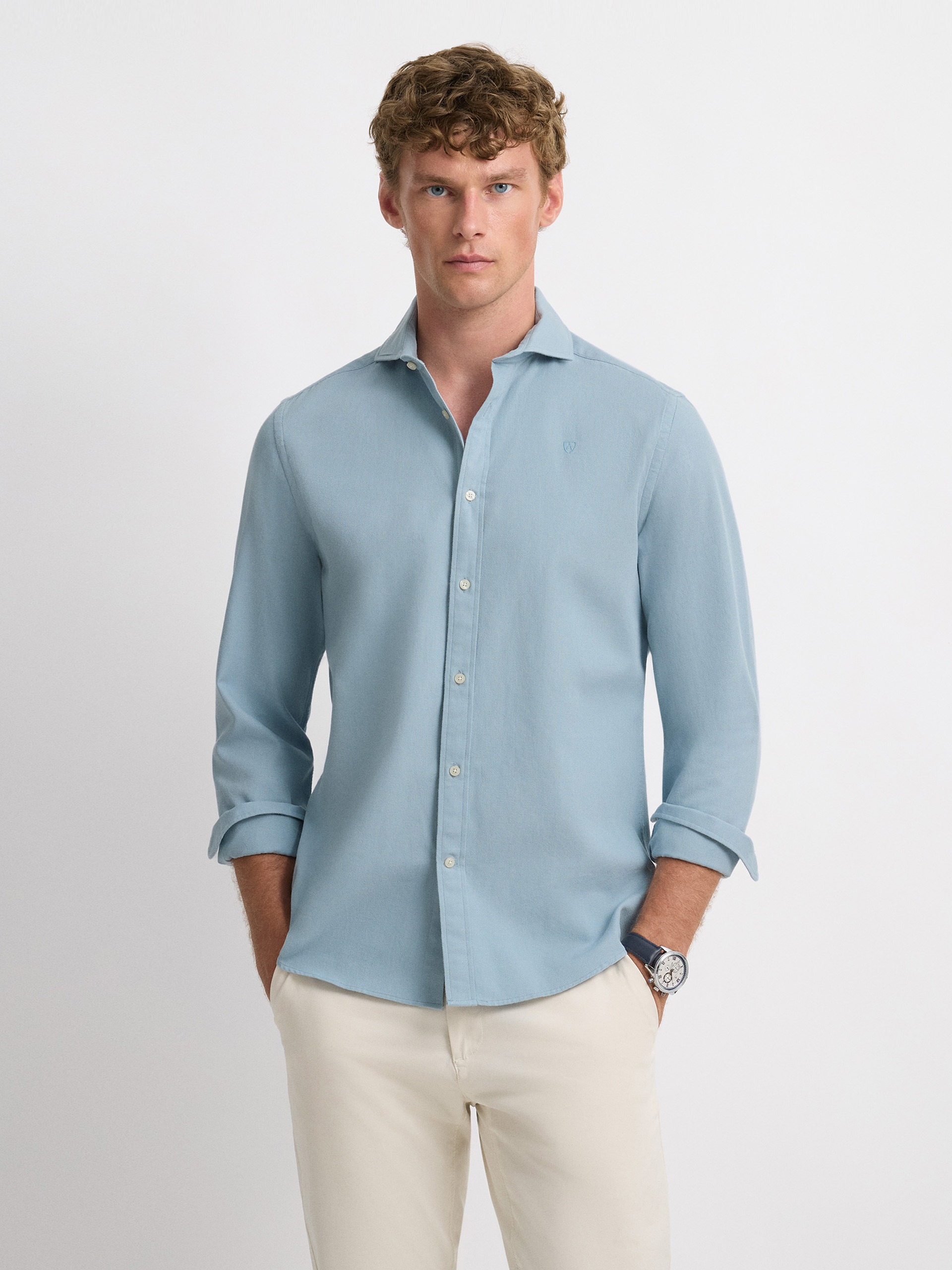 CAMISA PANAMA VERDE AGUA