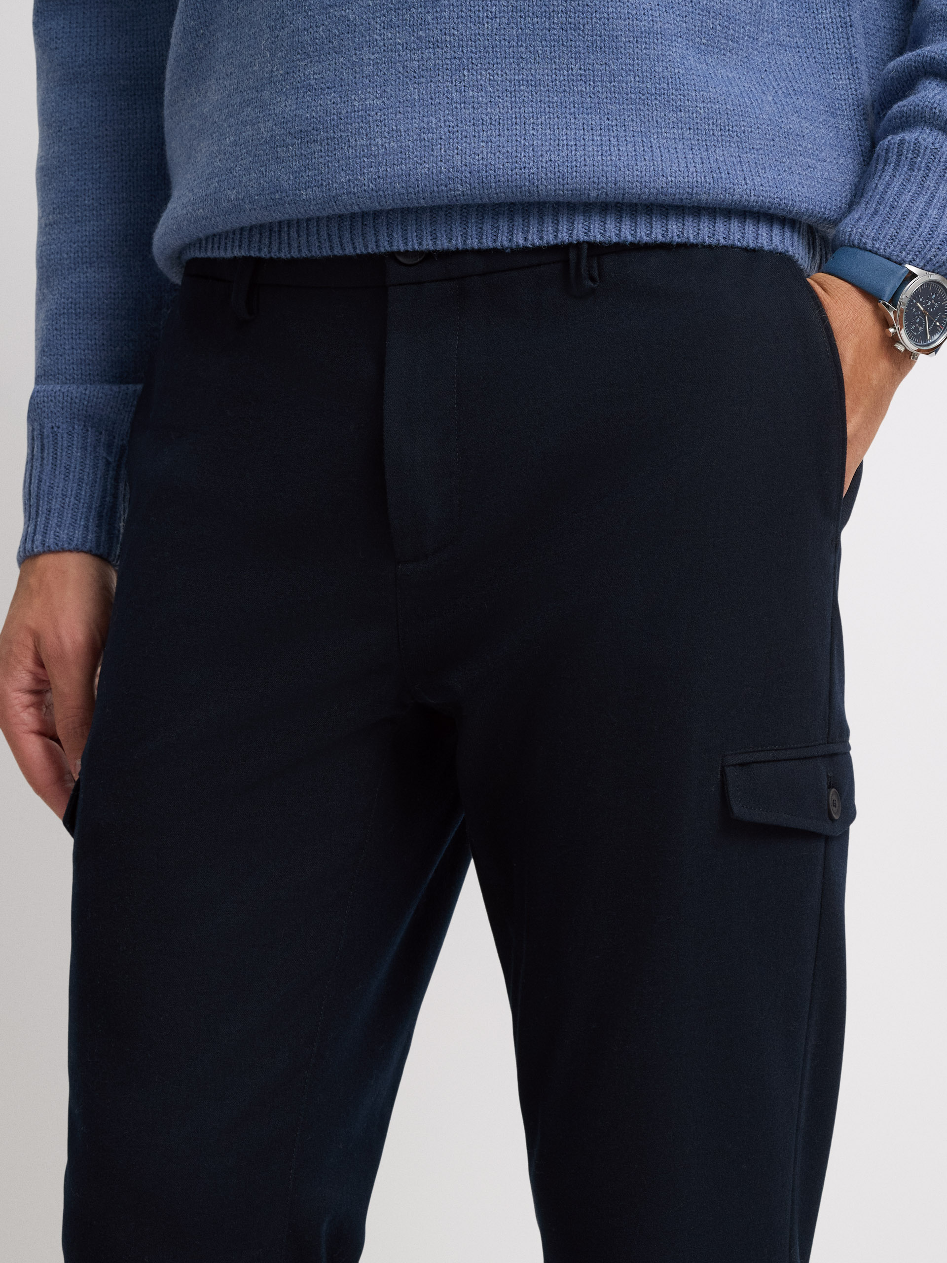 PANTALON CARGO FRANELA