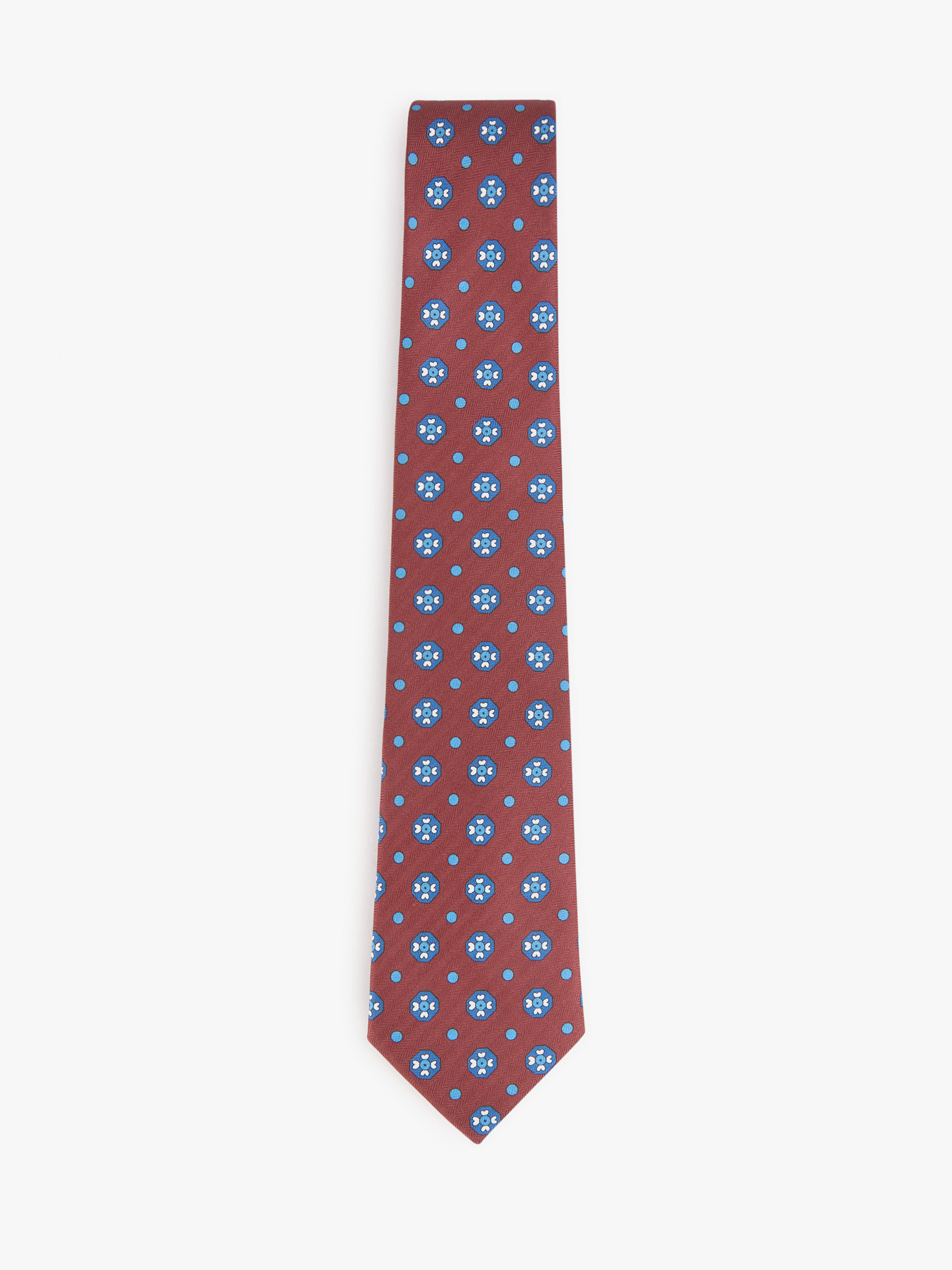 CORBATA PRINTED BURDEOS