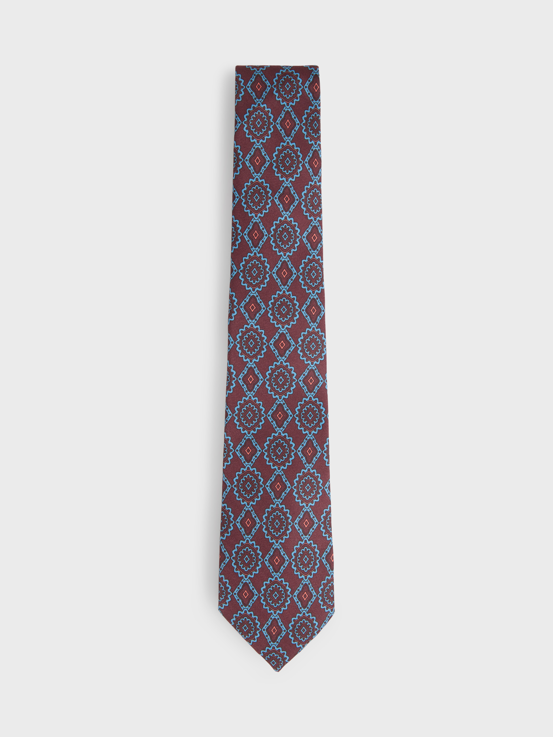 CORBATA PRINTED BURDEOS