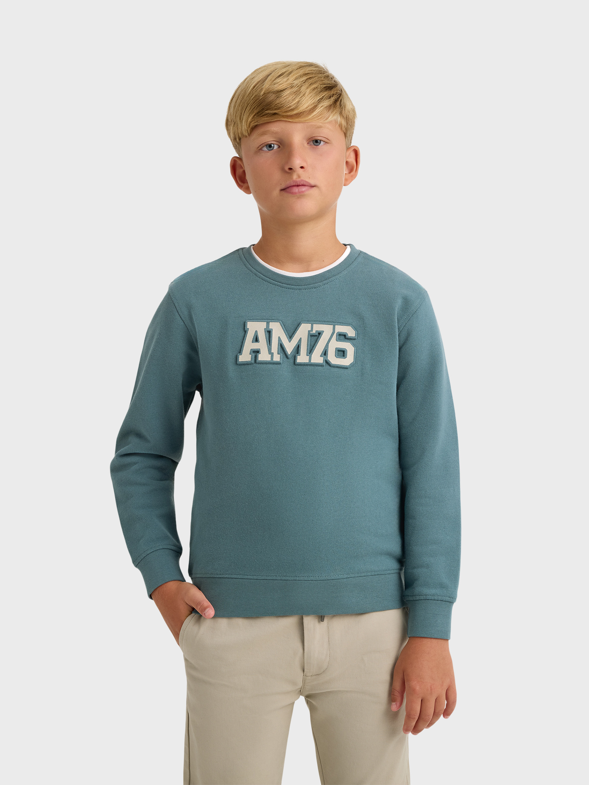 SUDADERA OFFICIAL KIDS AZUL