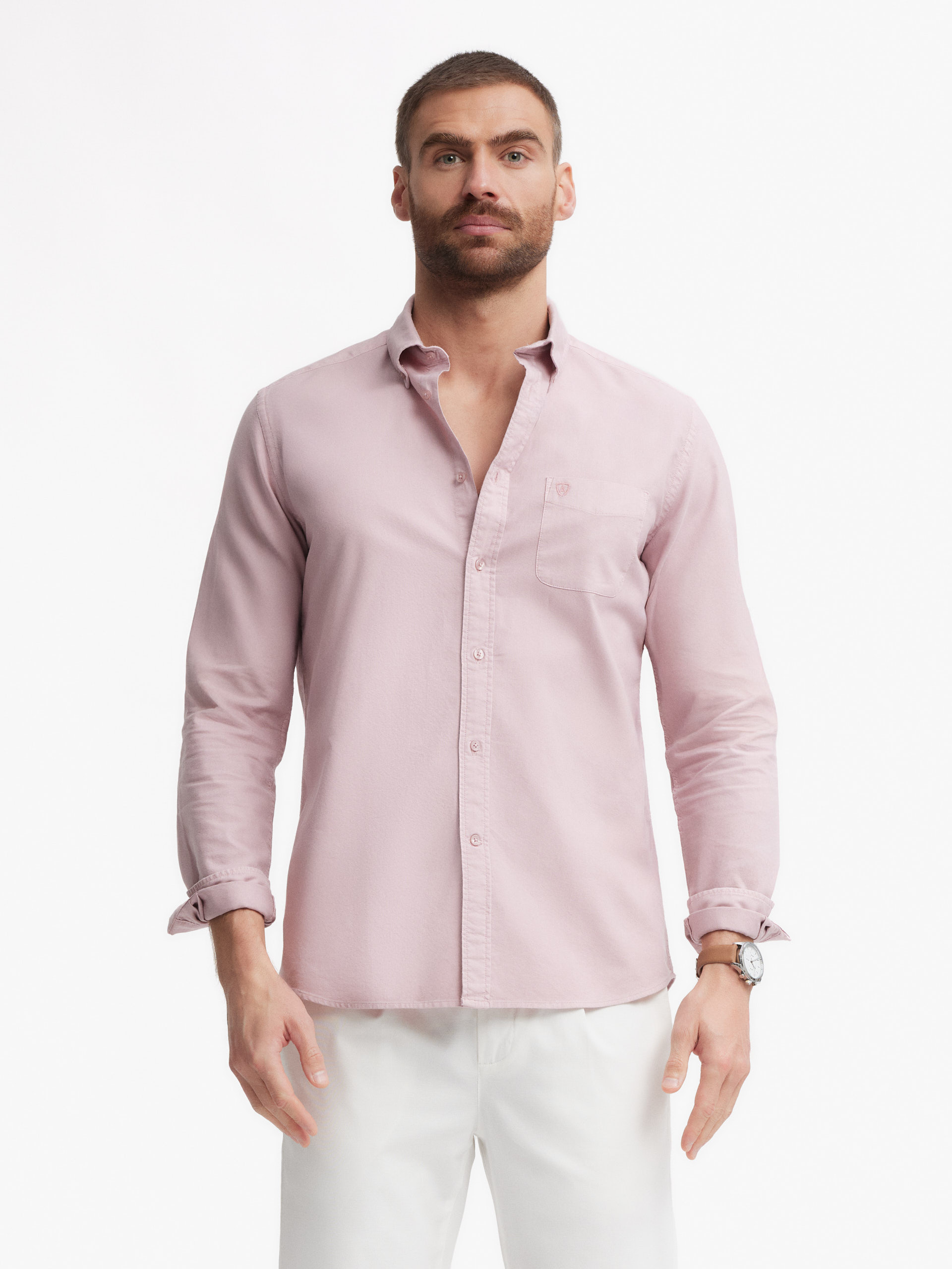 CAMISA OXFORD POCKET DYE