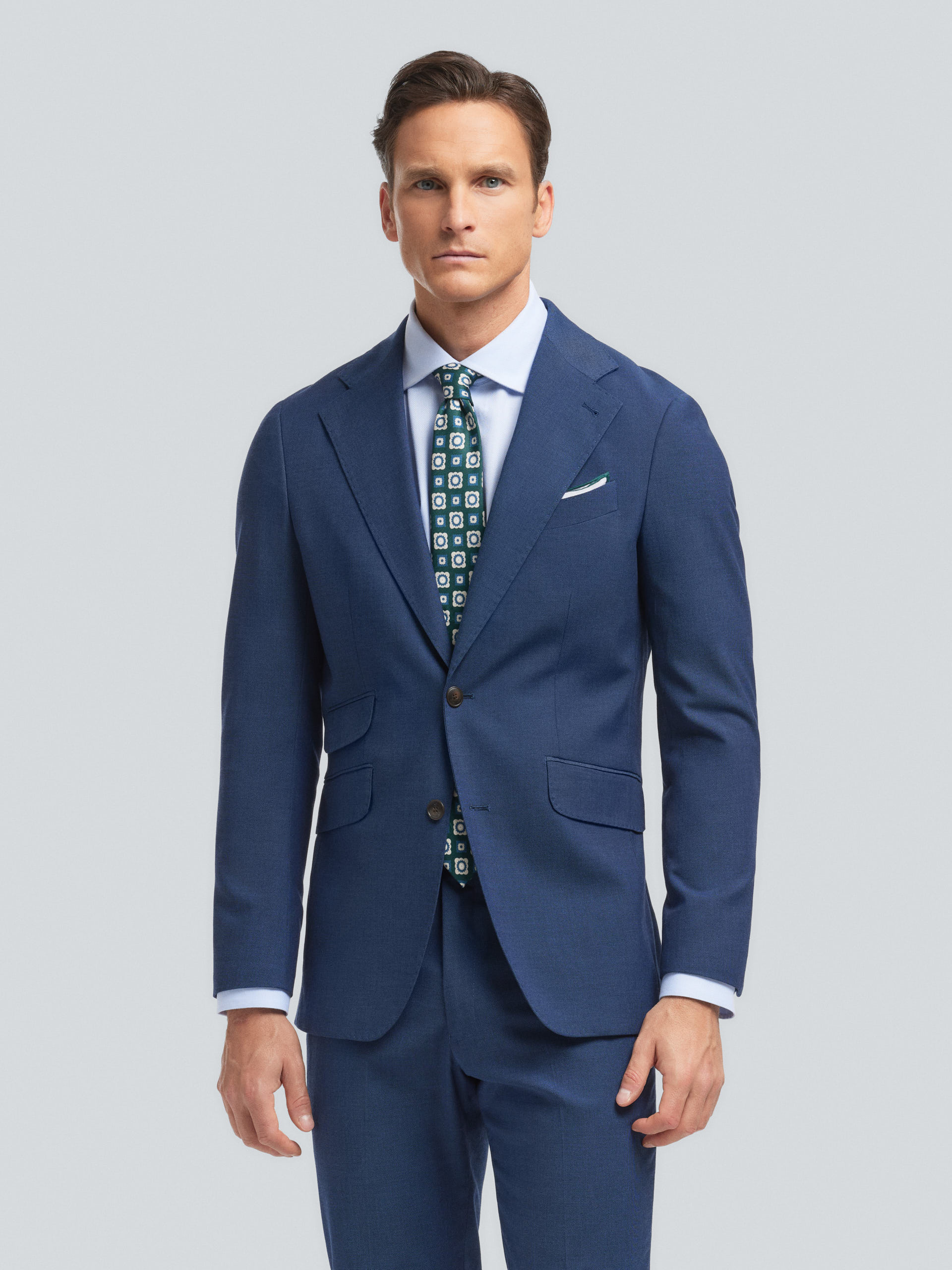 AMERICANA MILANO MICROPUNTO AZUL