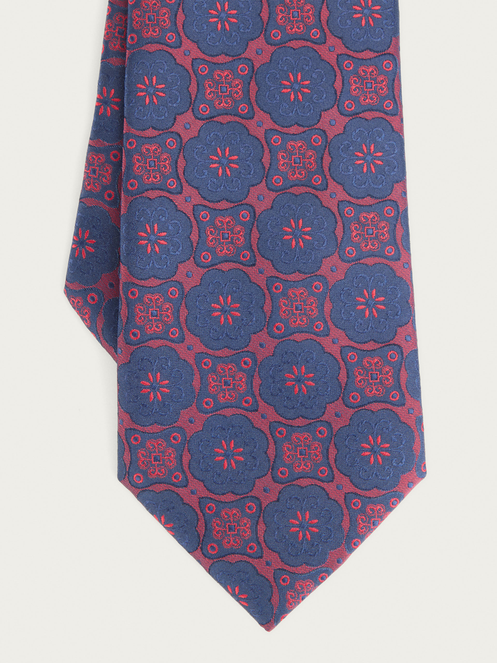 CORBATA JACQUARD MF BURDEOS