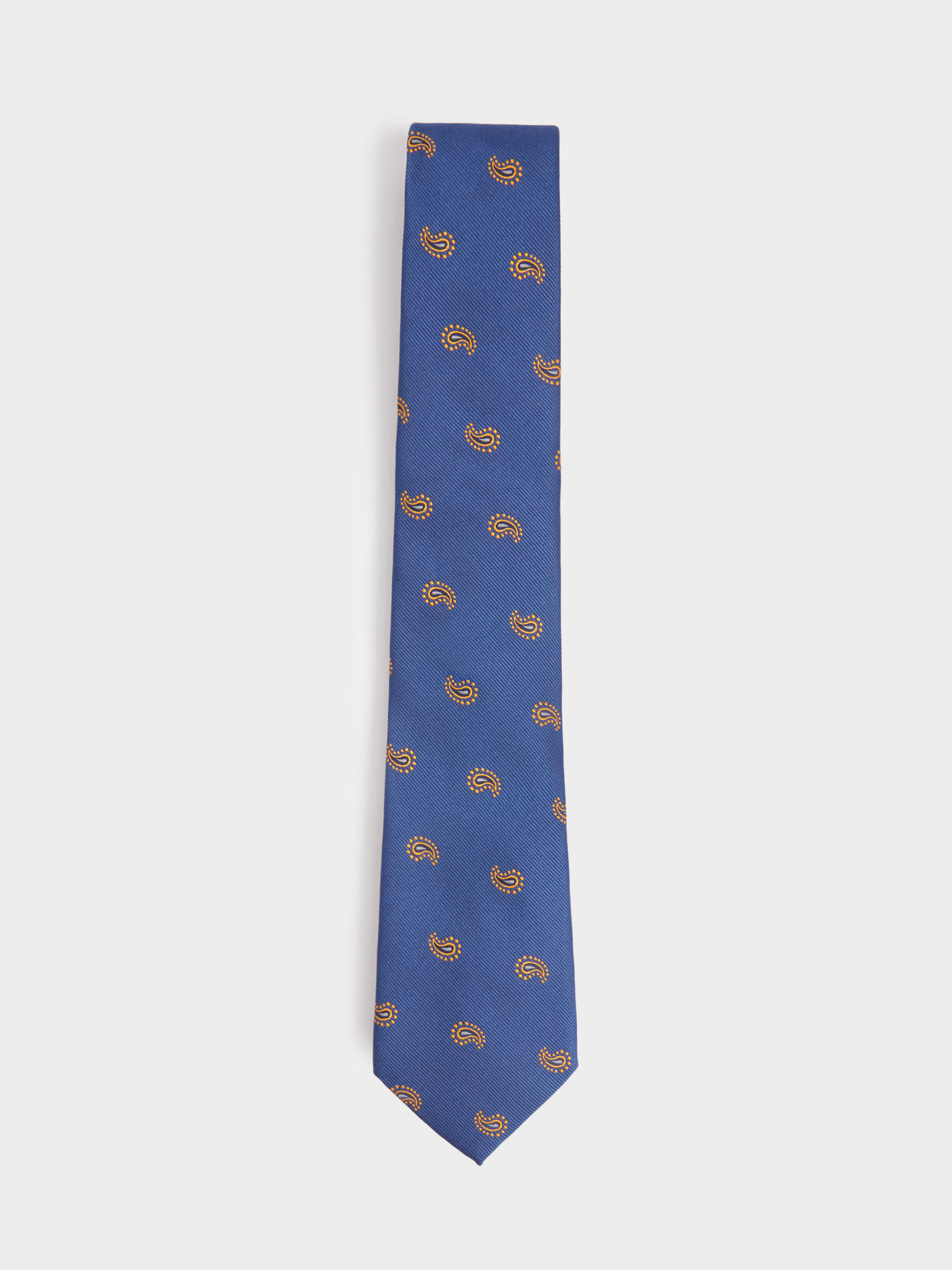 CORBATA JACQUARD MF AZUL MARINO