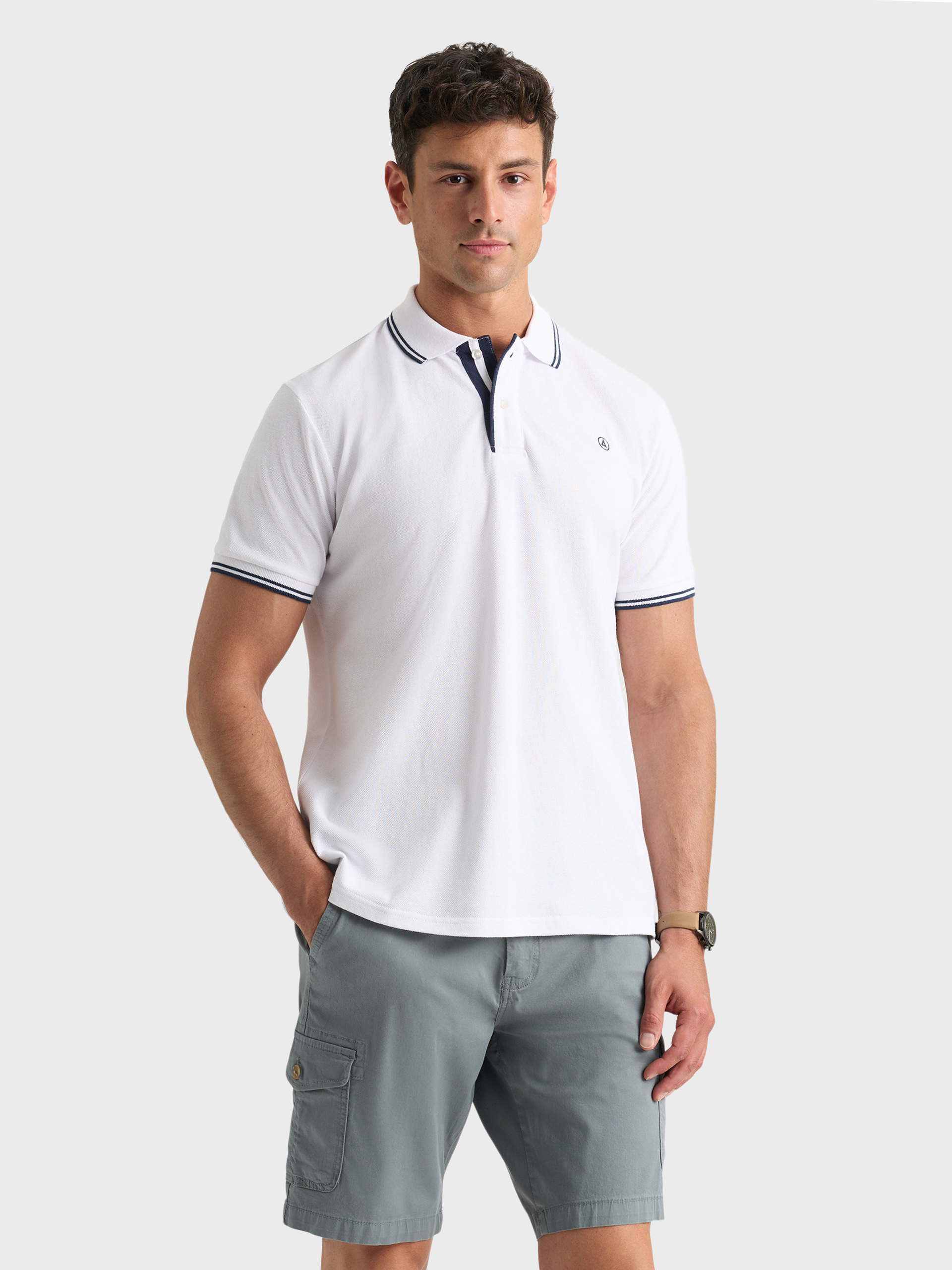 POLO NAUTICO BLANCO