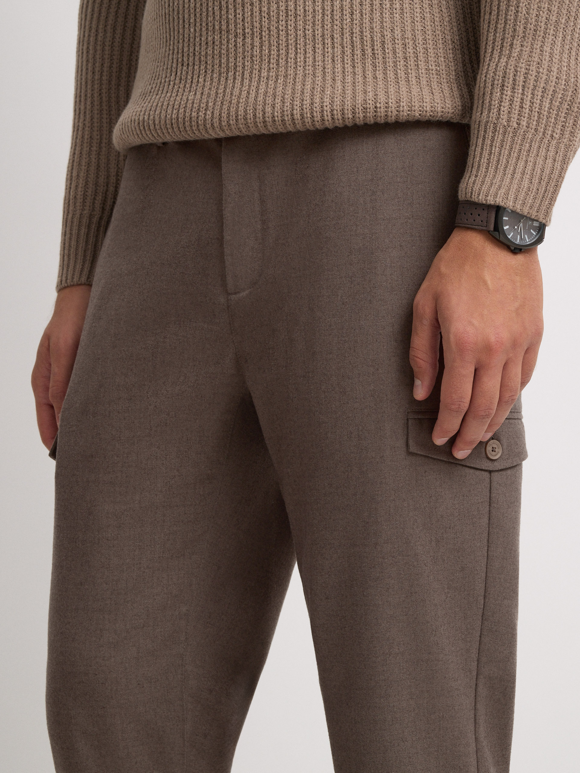 PANTALON CARGO FRANELA