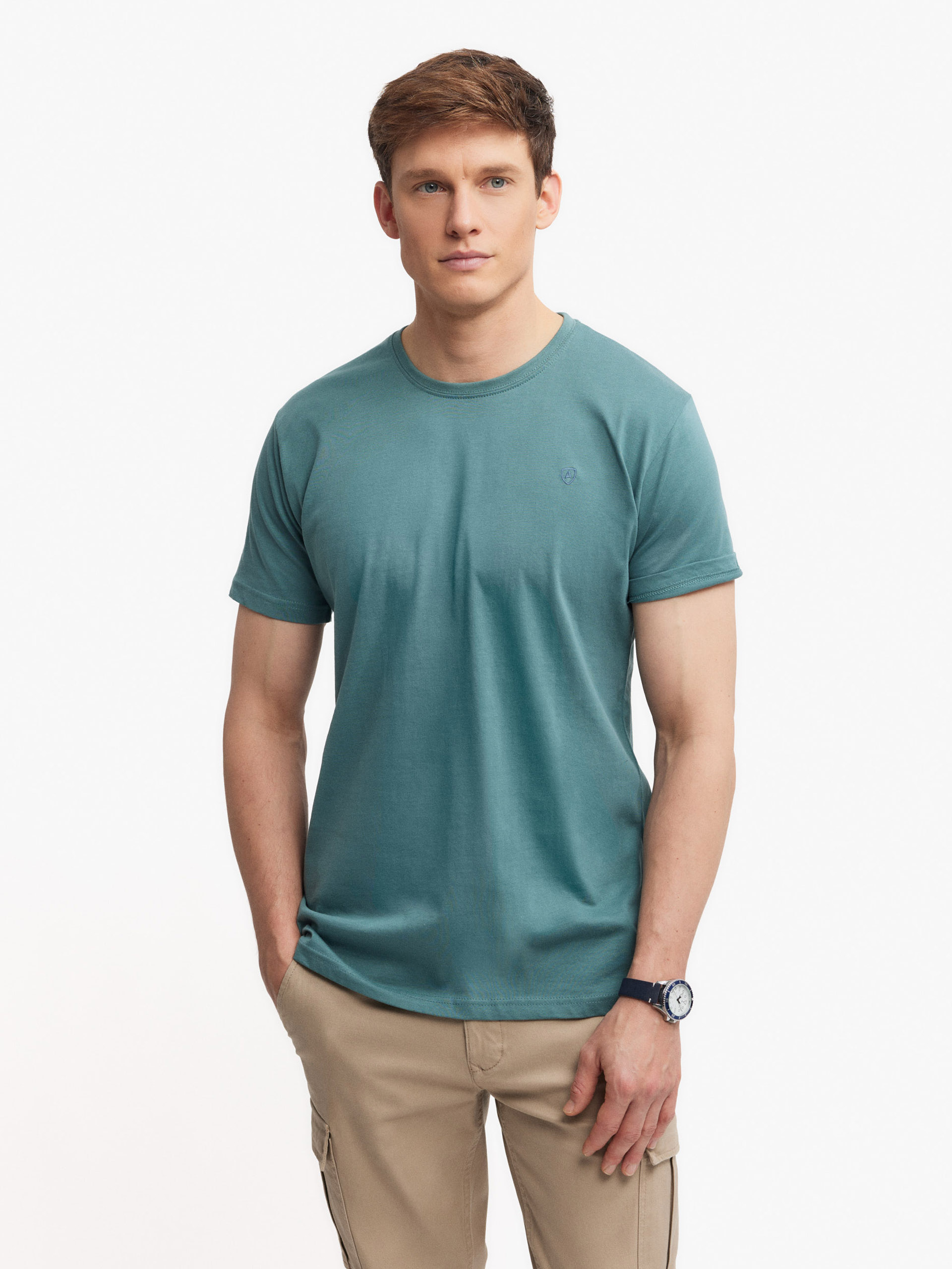CAMISETA BASICA AZUL
