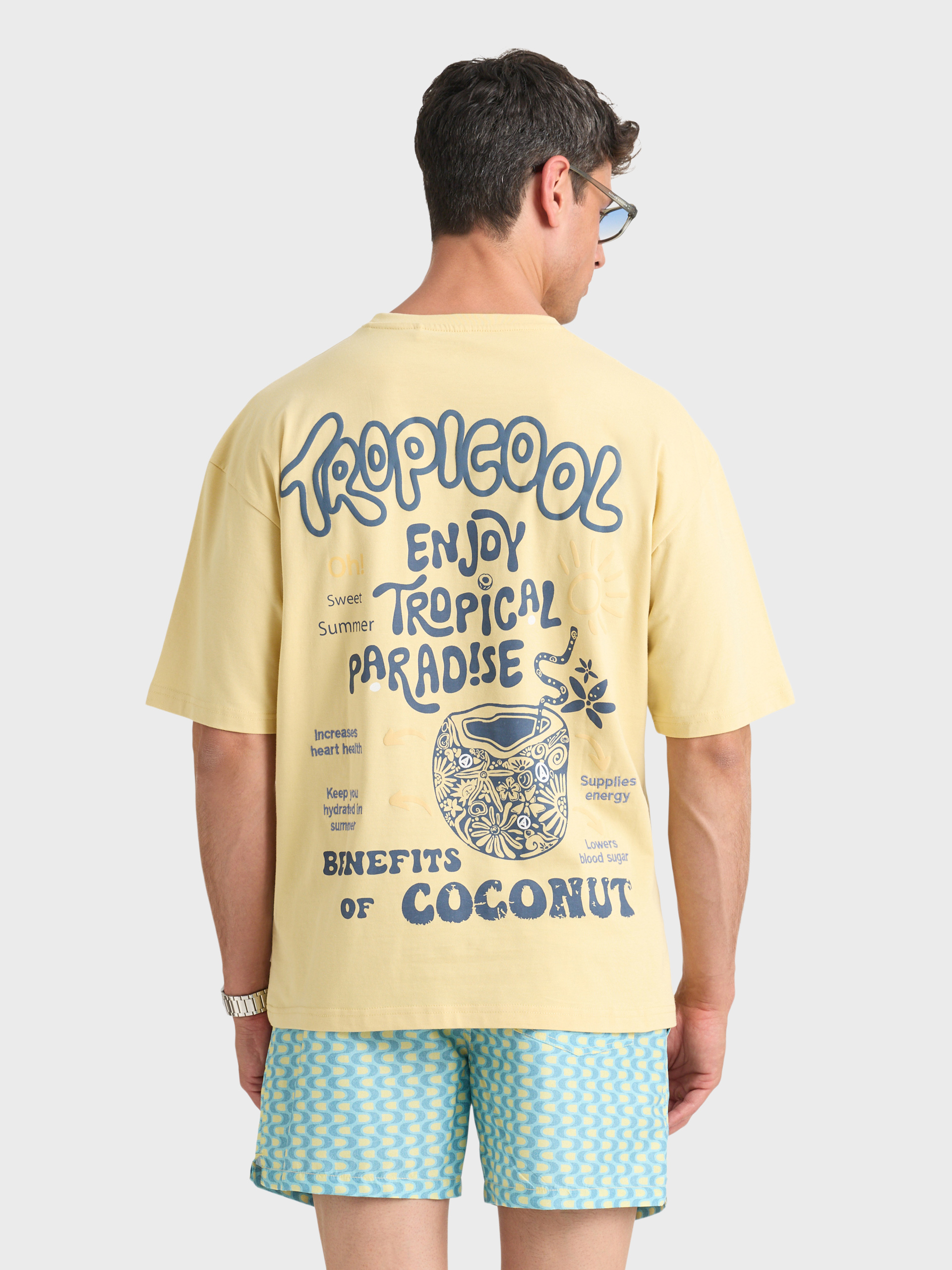 CAMISETA COCONUT AMARILLO