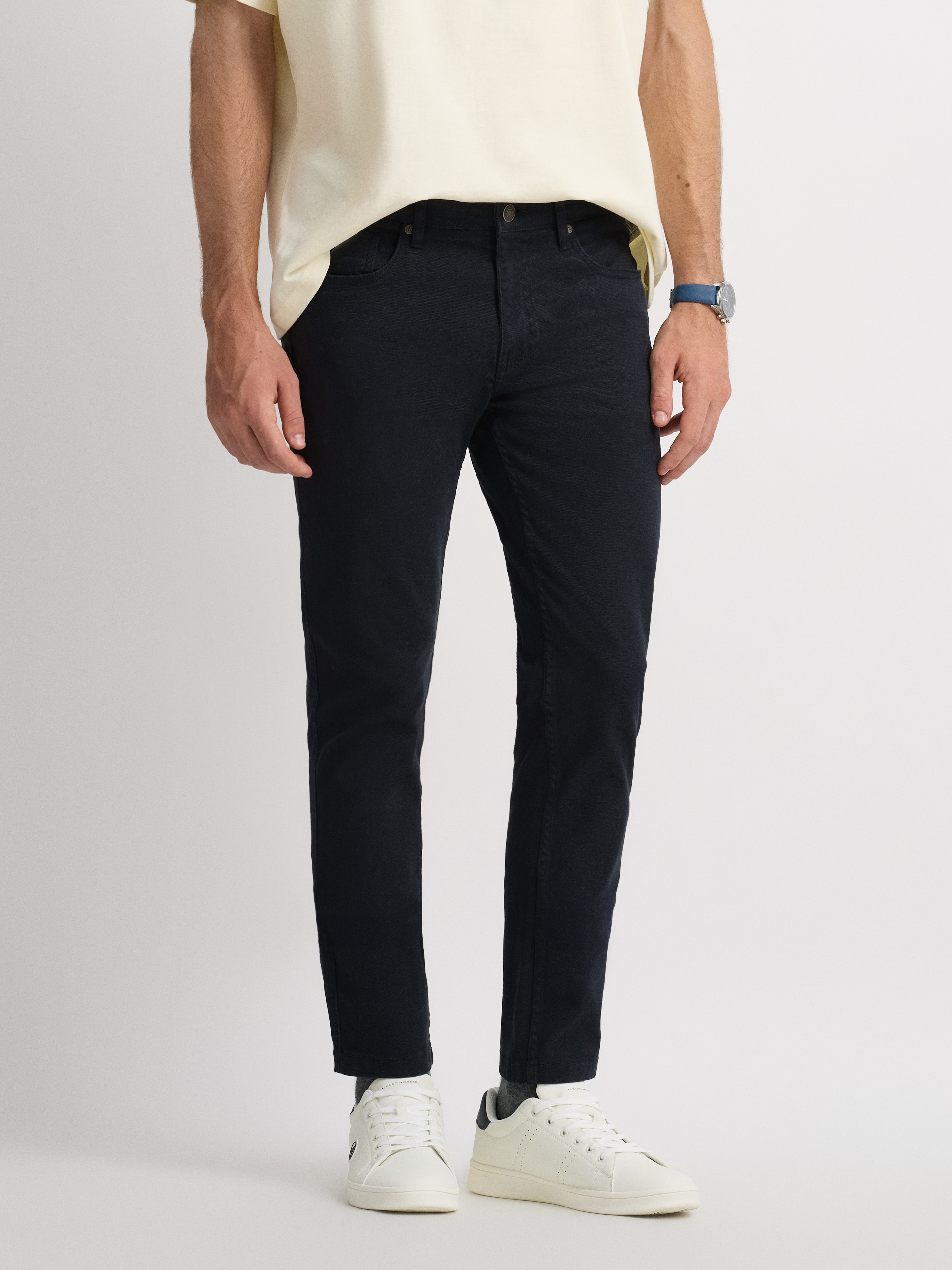 PANTALON MICRO 5PKT AZUL MARINO