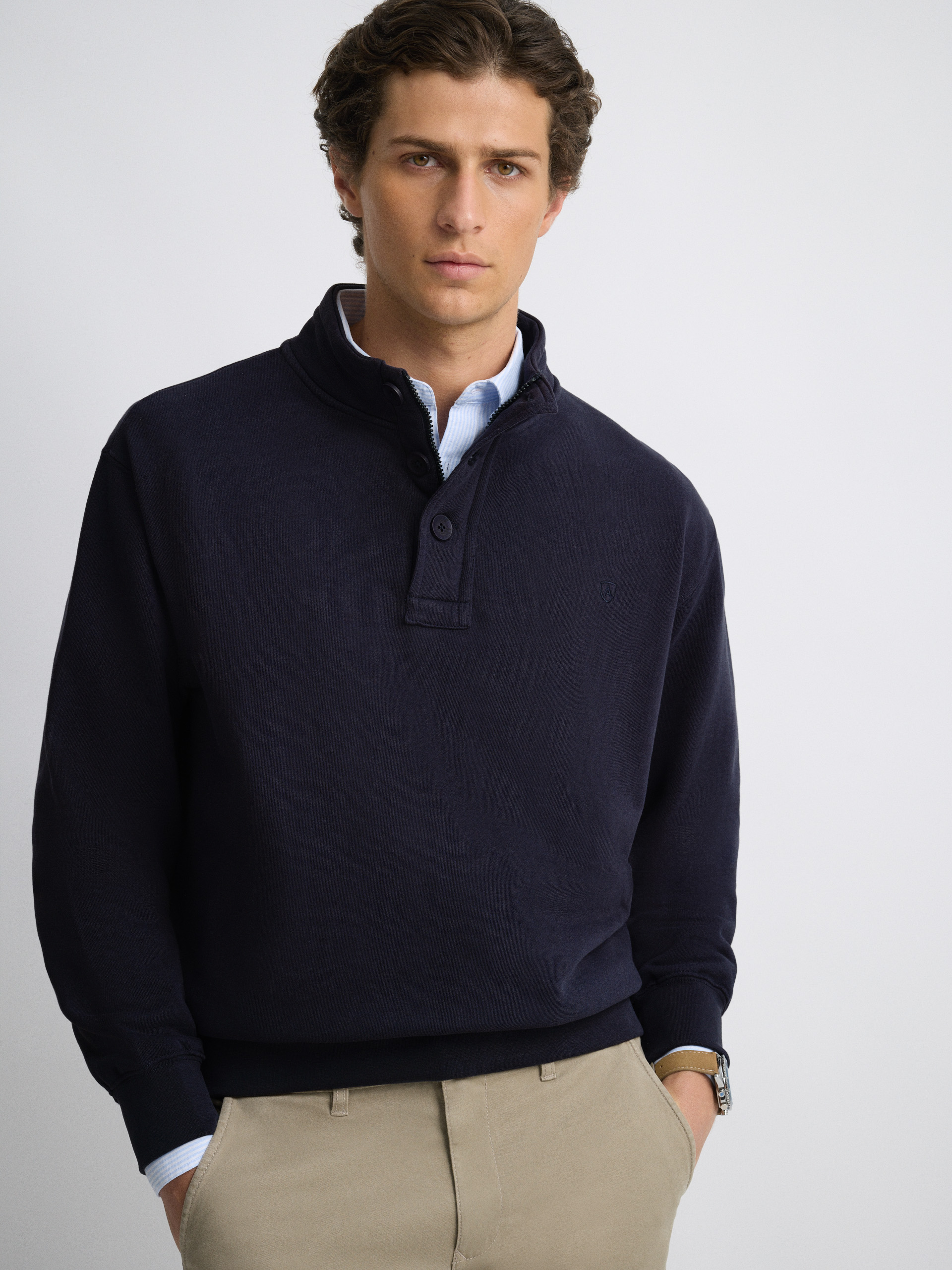 SUDADERA BRAYDEN AZUL MARINO