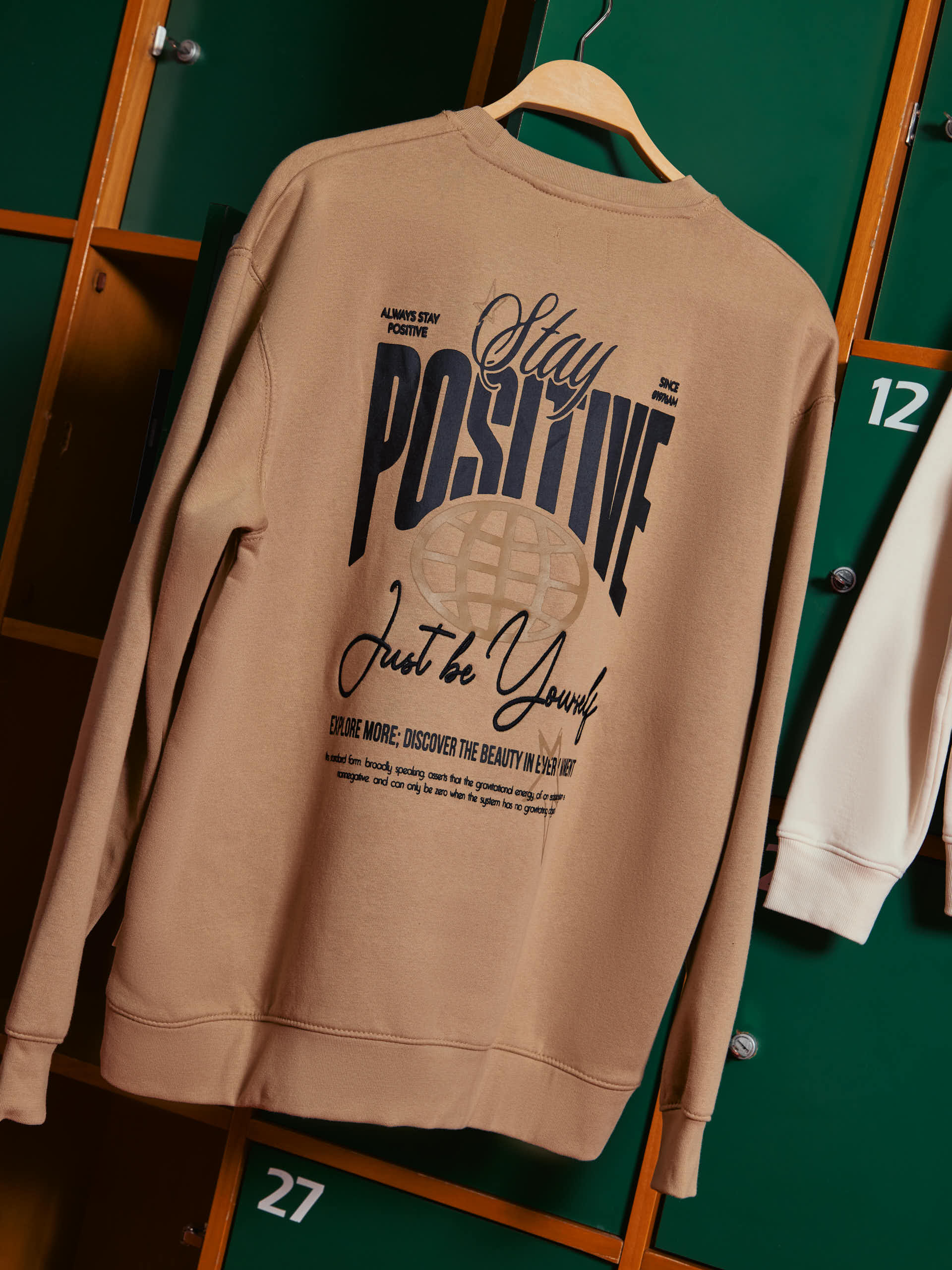 SUDADERA POSITIVE CAMEL