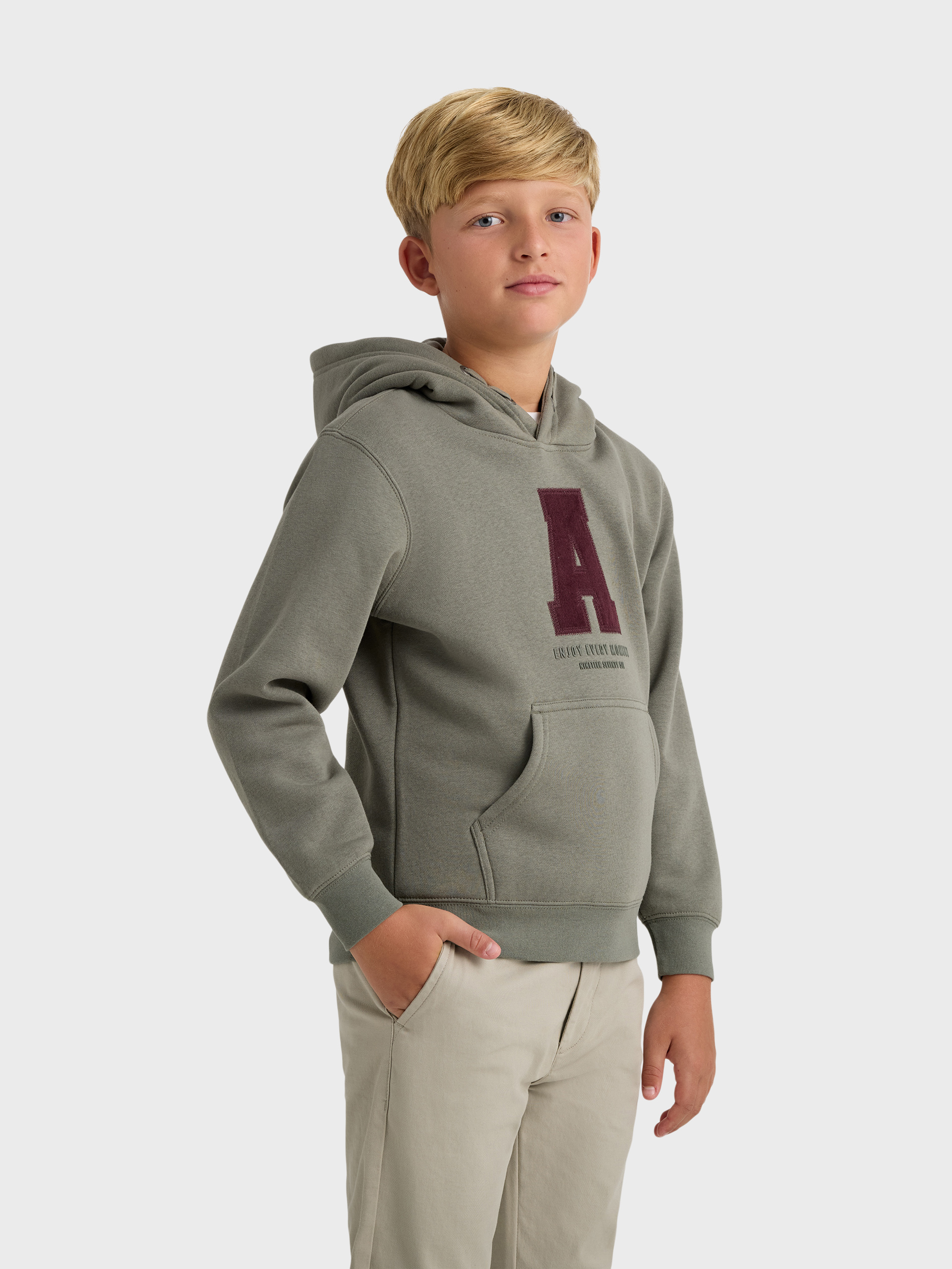 SUDADERA MOMENT KIDS VERDE