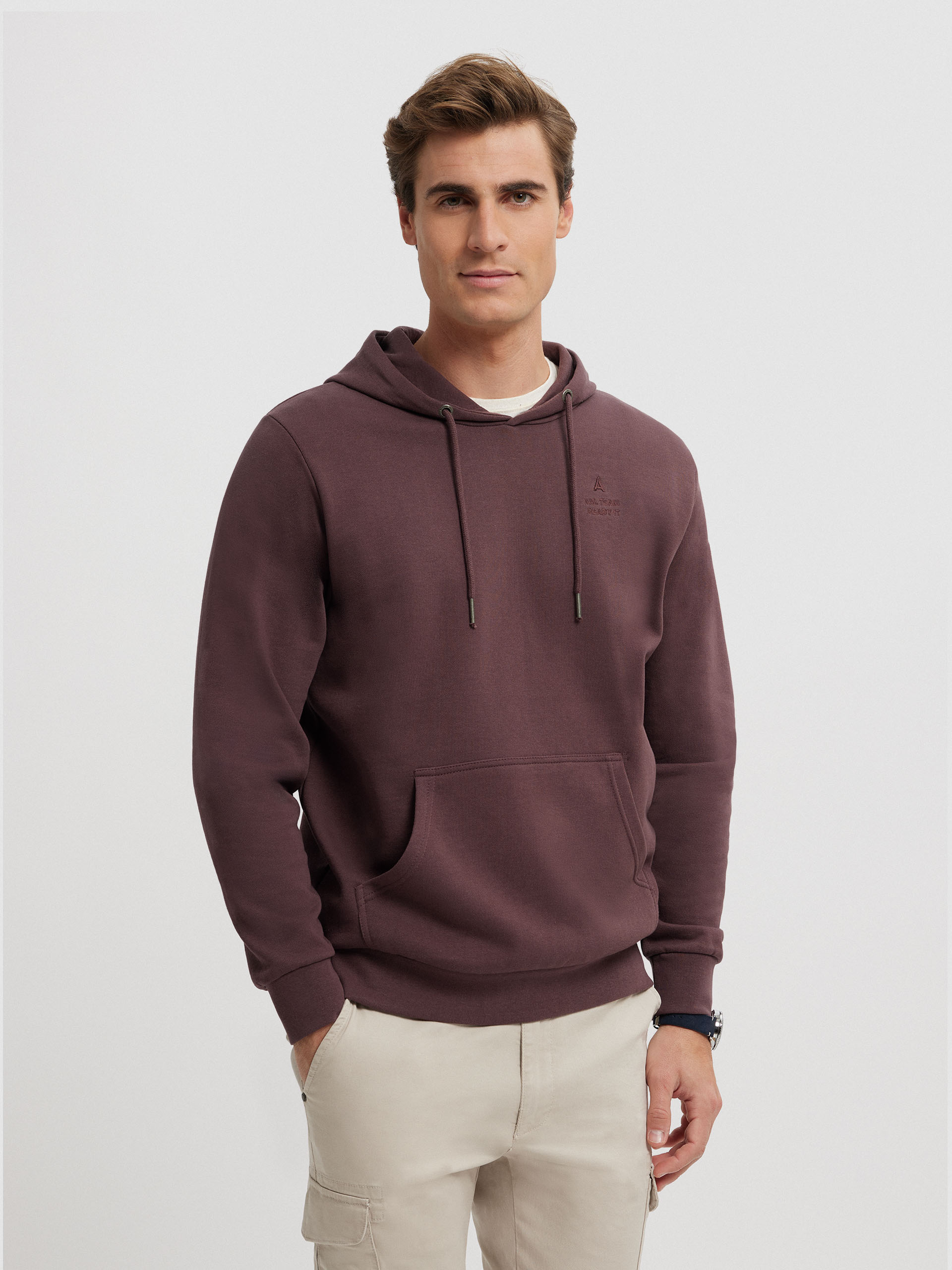 Sudadera burdeos hotsell
