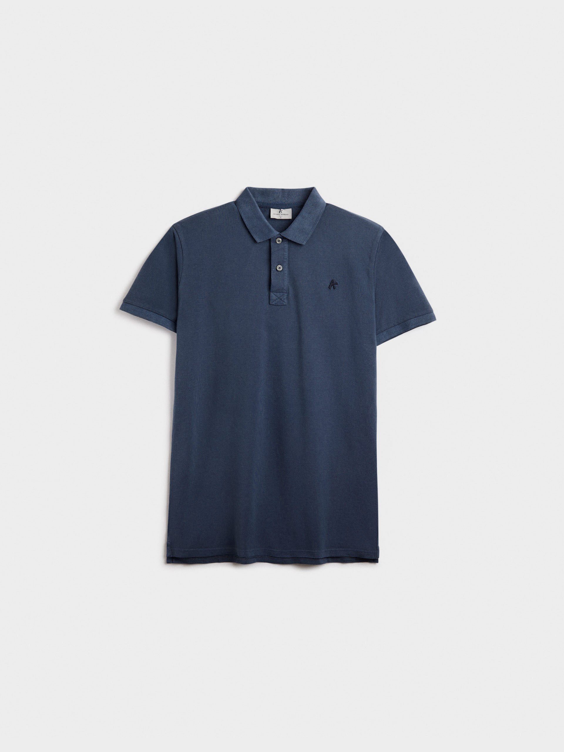 POLO GARMENT DYE AZUL MARINO