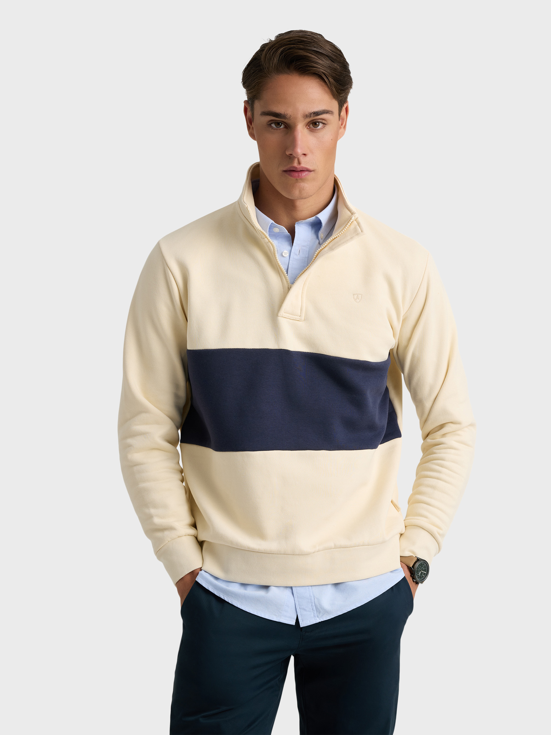 SUDADERA BRAXTON BEIGE